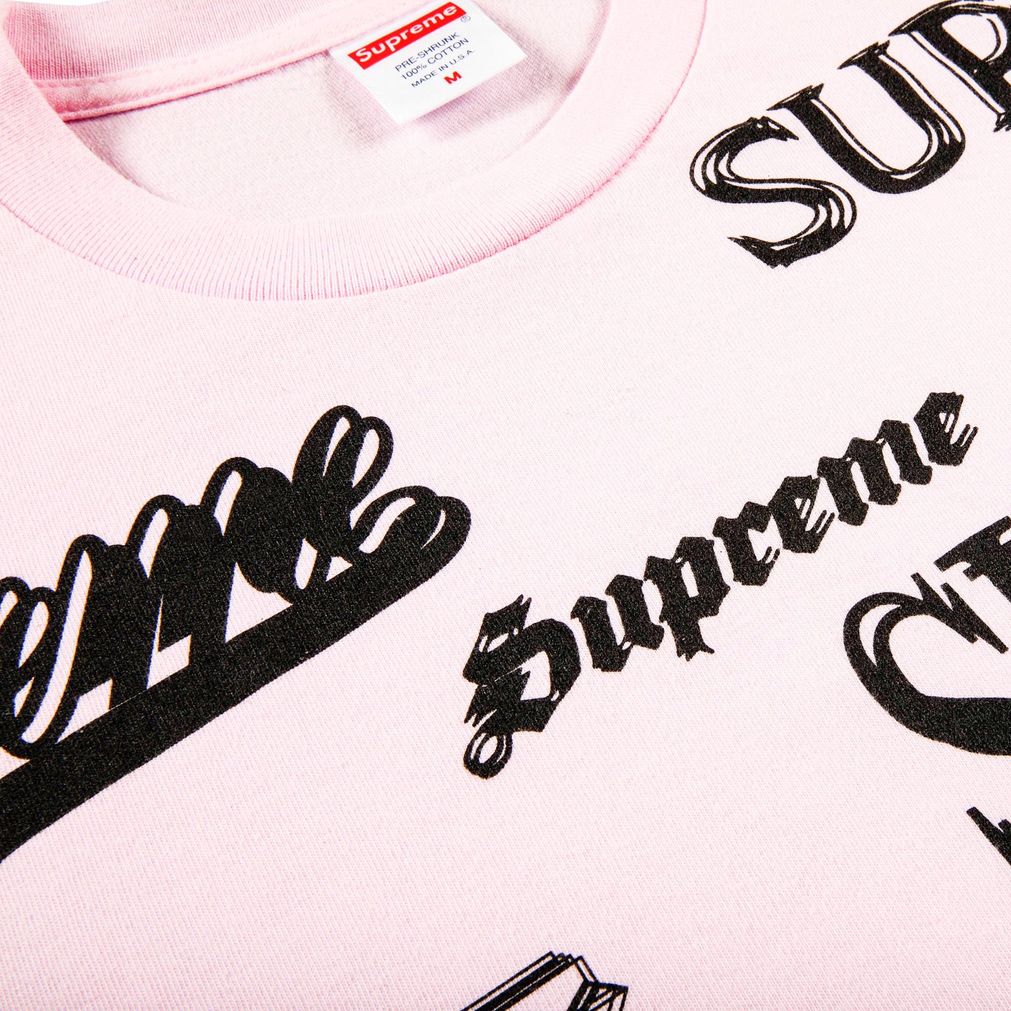 Supreme Multi Logo Tee 'Light Pink' - 2