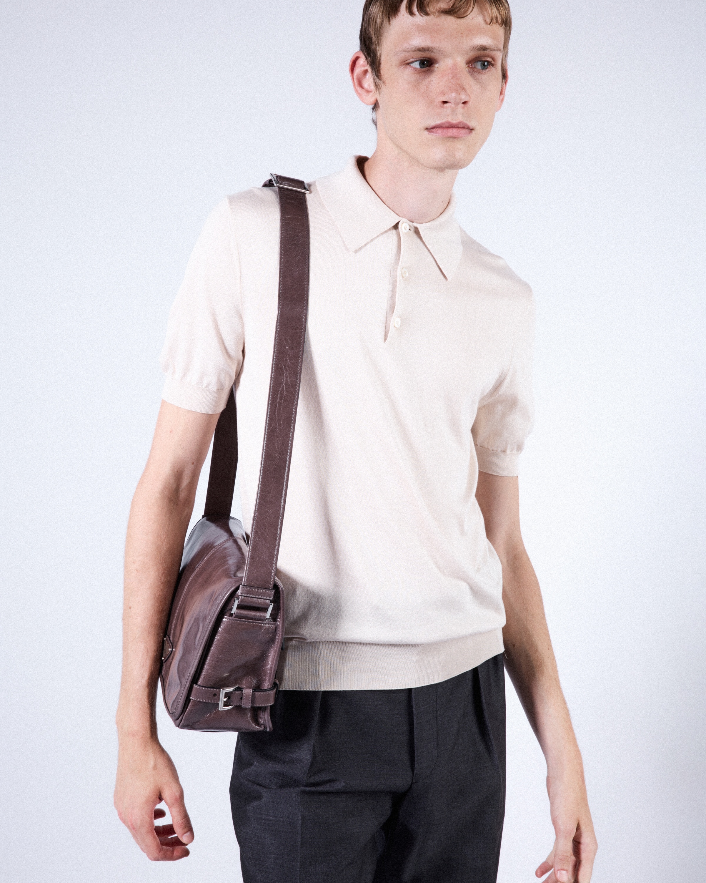 Silk polo shirt - 3