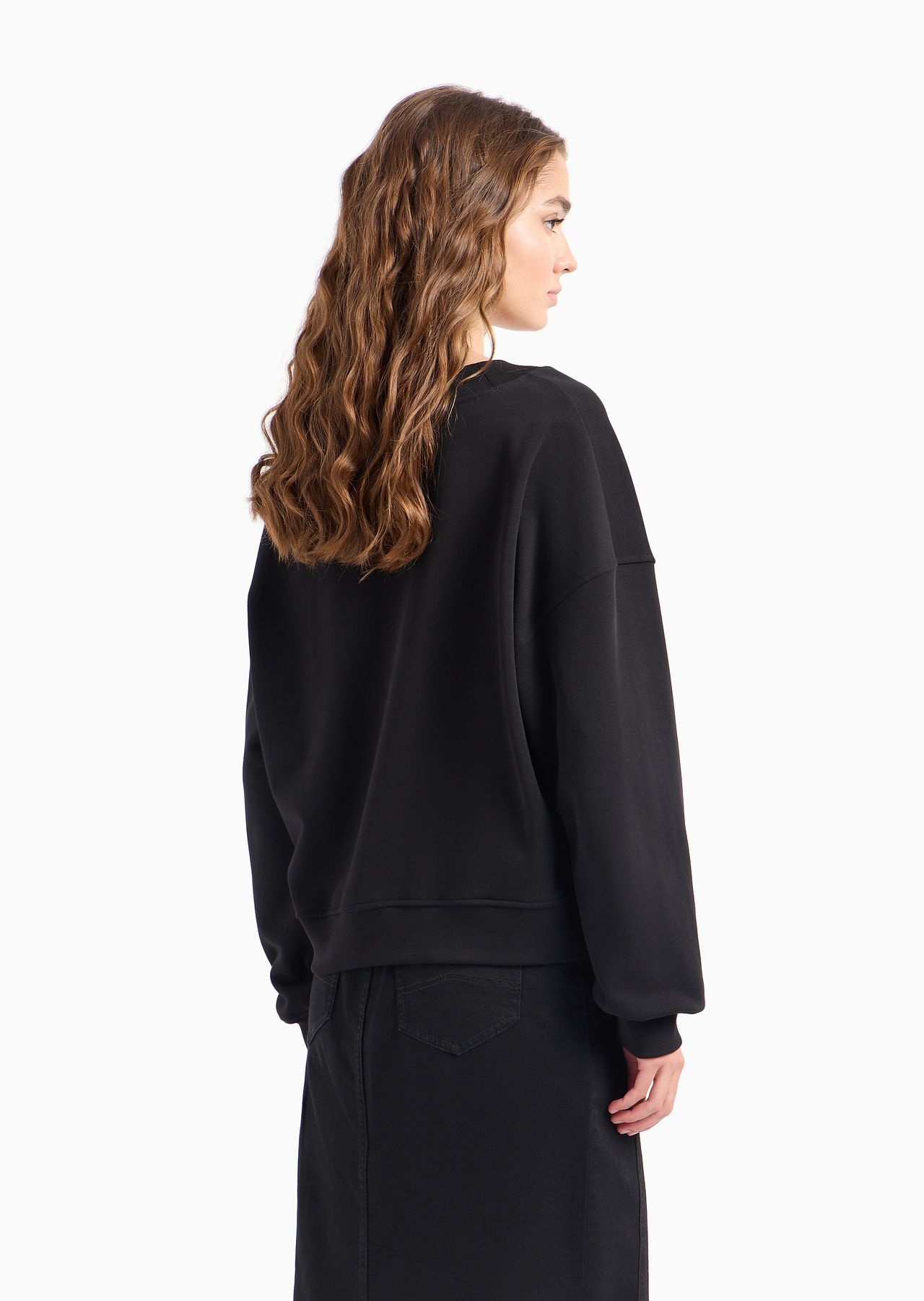 ASV organic French terry V-neck sweatshirt - 3