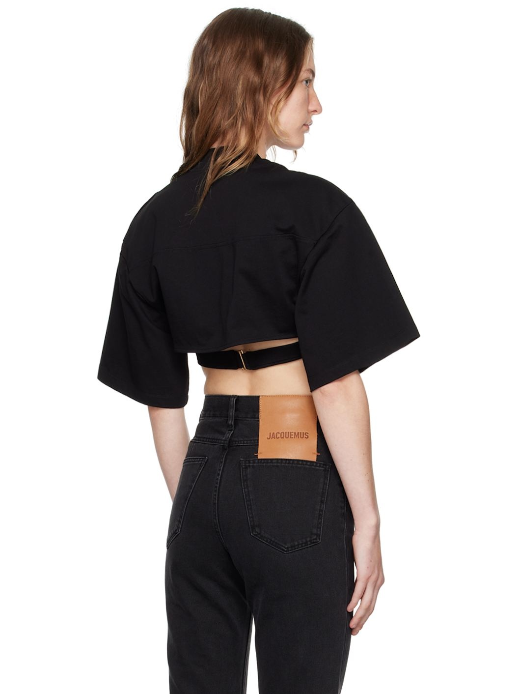 Black  Le Chouchou 'Le T-Shirt Bahia Court' T-Shirt - 3
