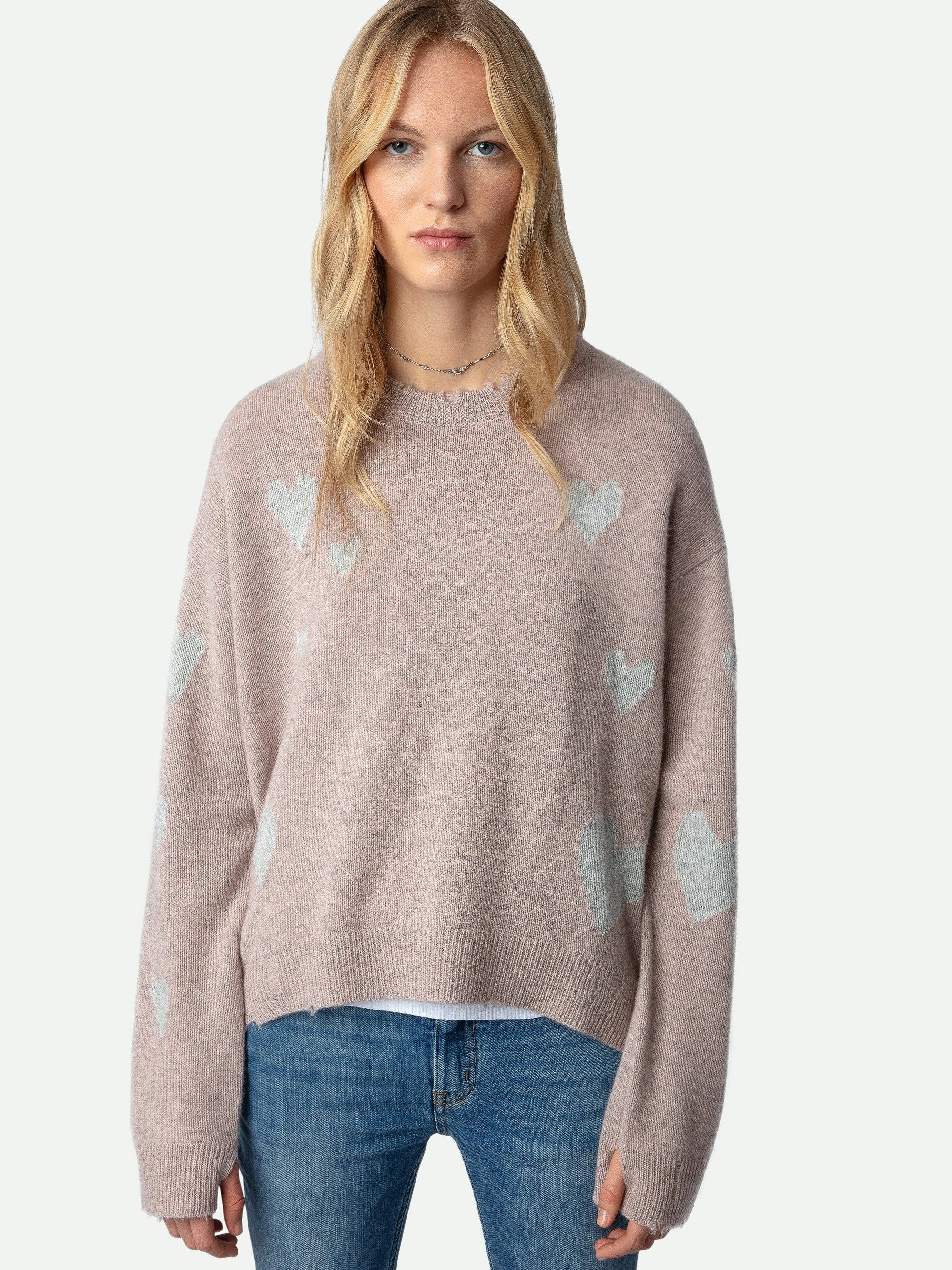 Markus Heart Cashmere Sweater - 5