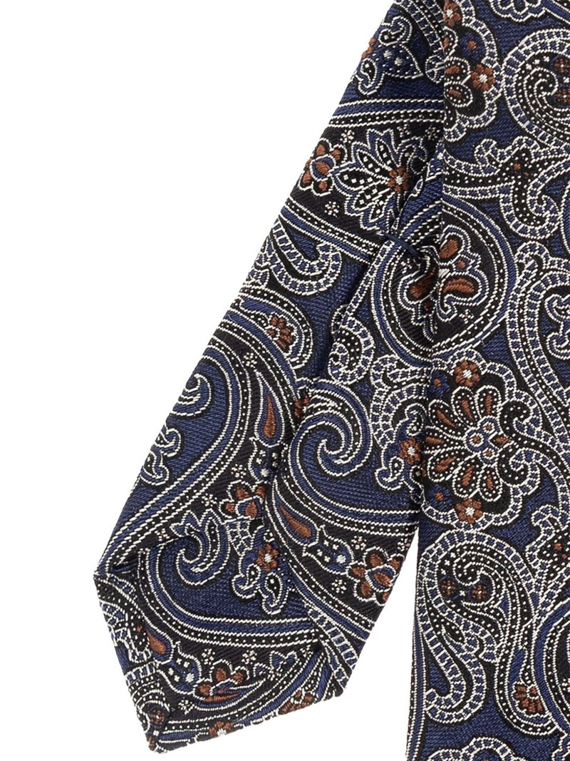 paisley-pattern silk tie 3
