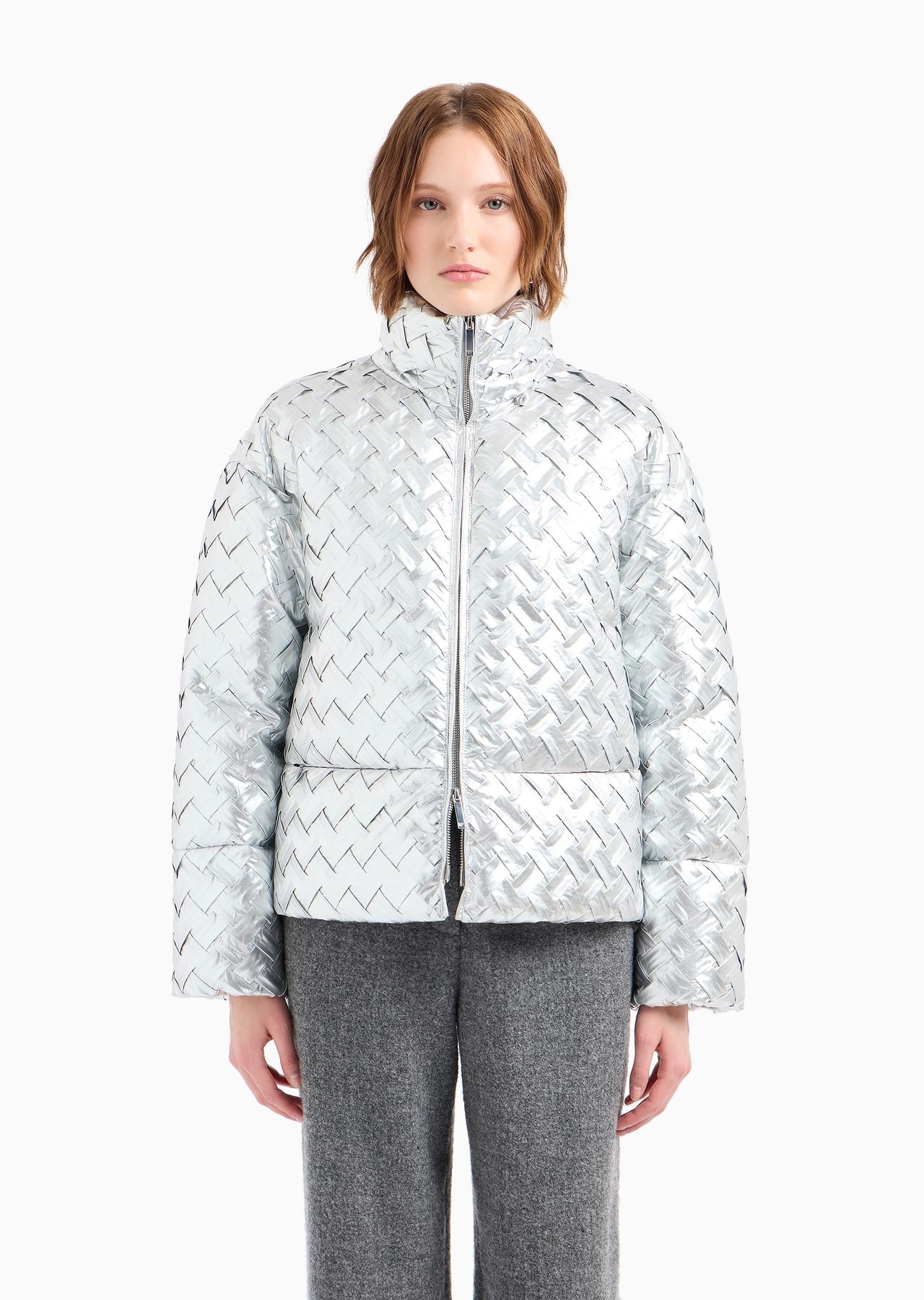 Full-zip jacket in woven technical fabric - 2