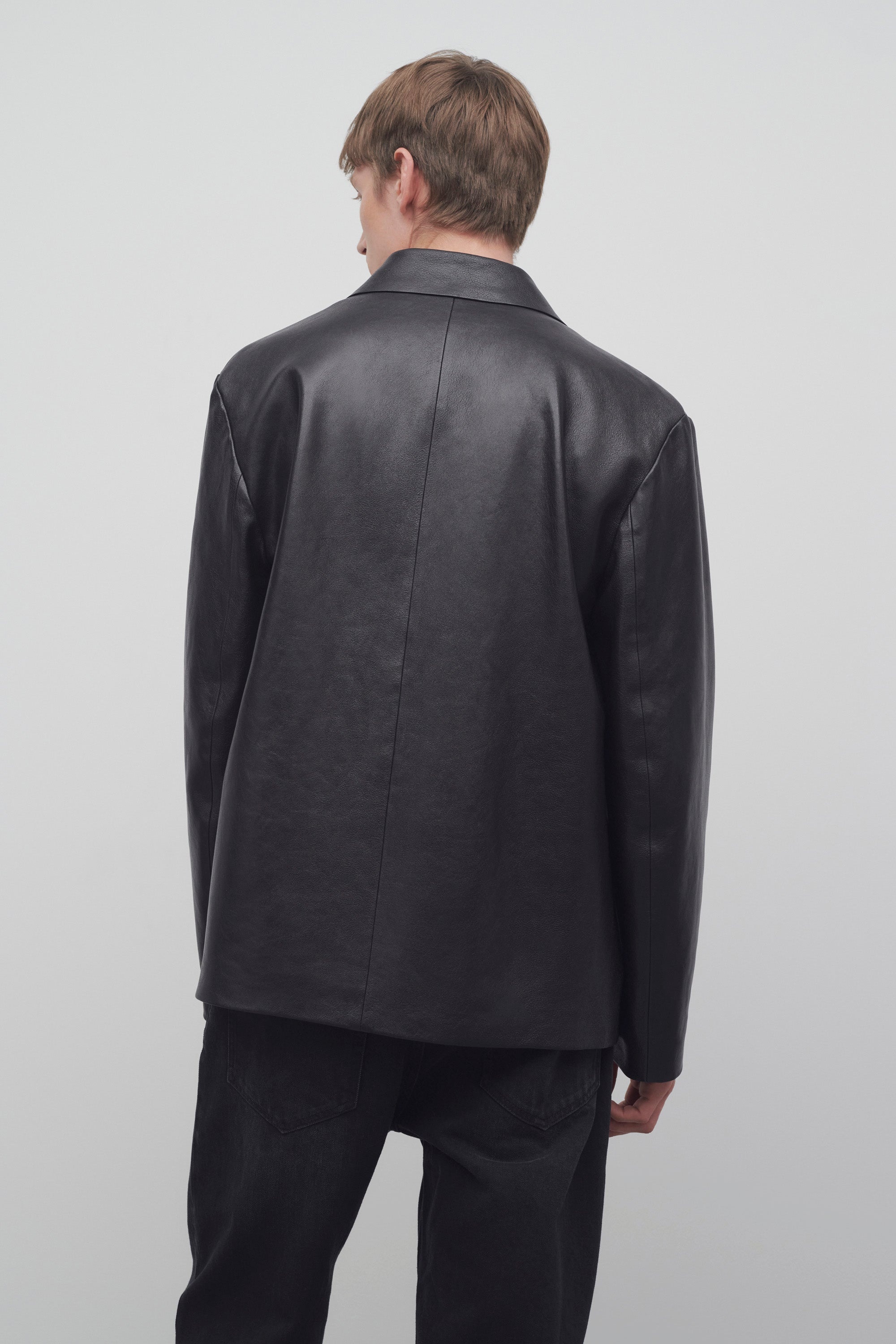 The Row Brodie Jacket in Leather | REVERSIBLE