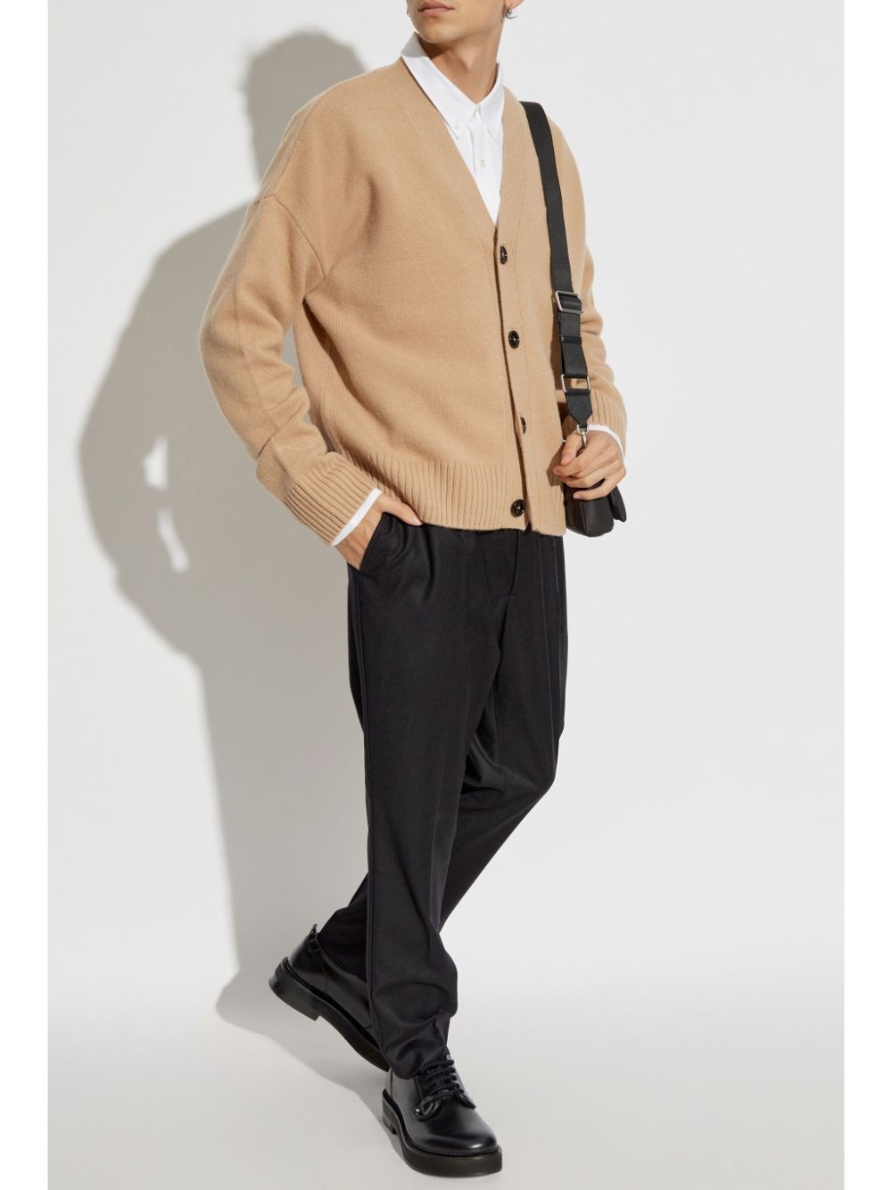straight-leg wool trousers - 2