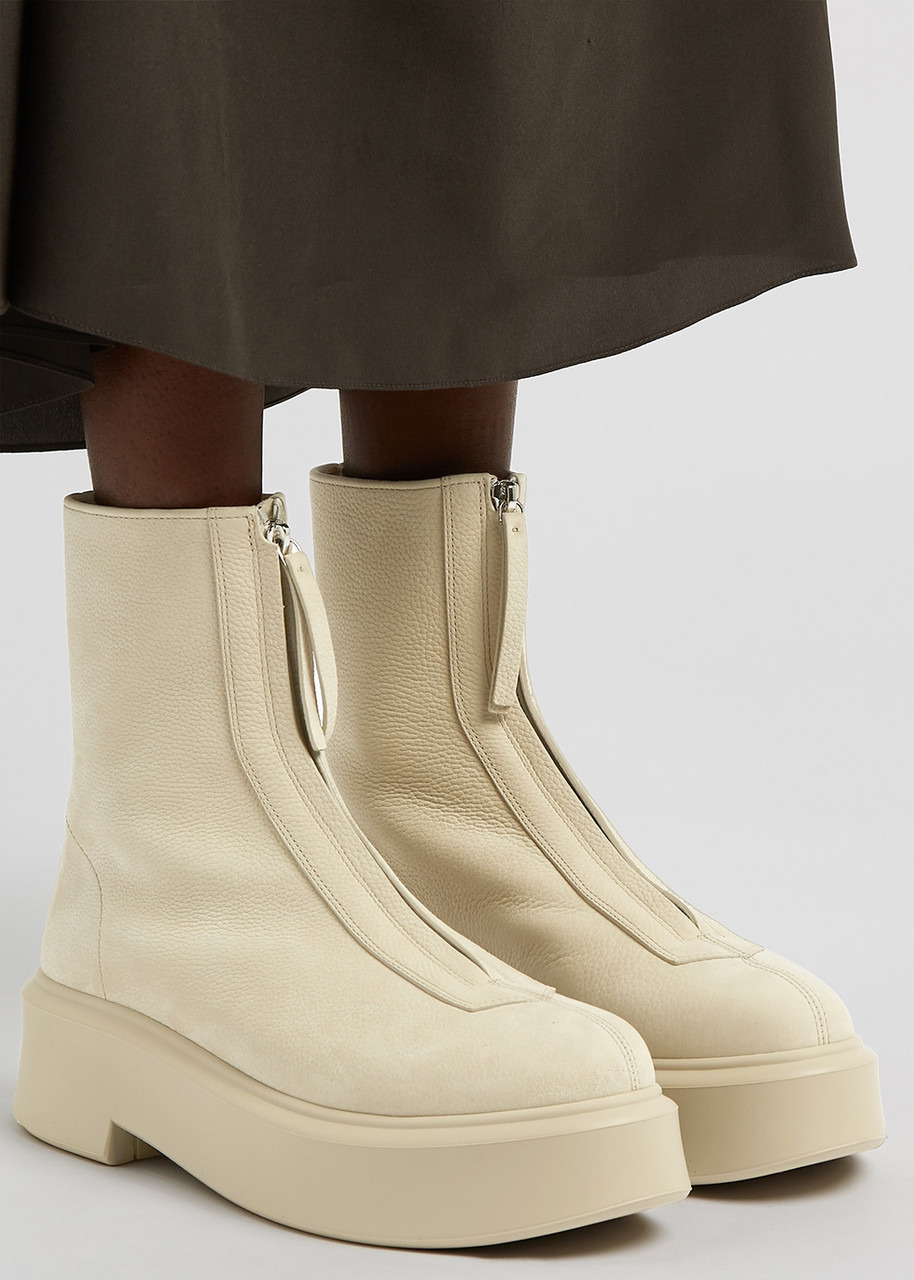 Nubuck ankle boots - 5