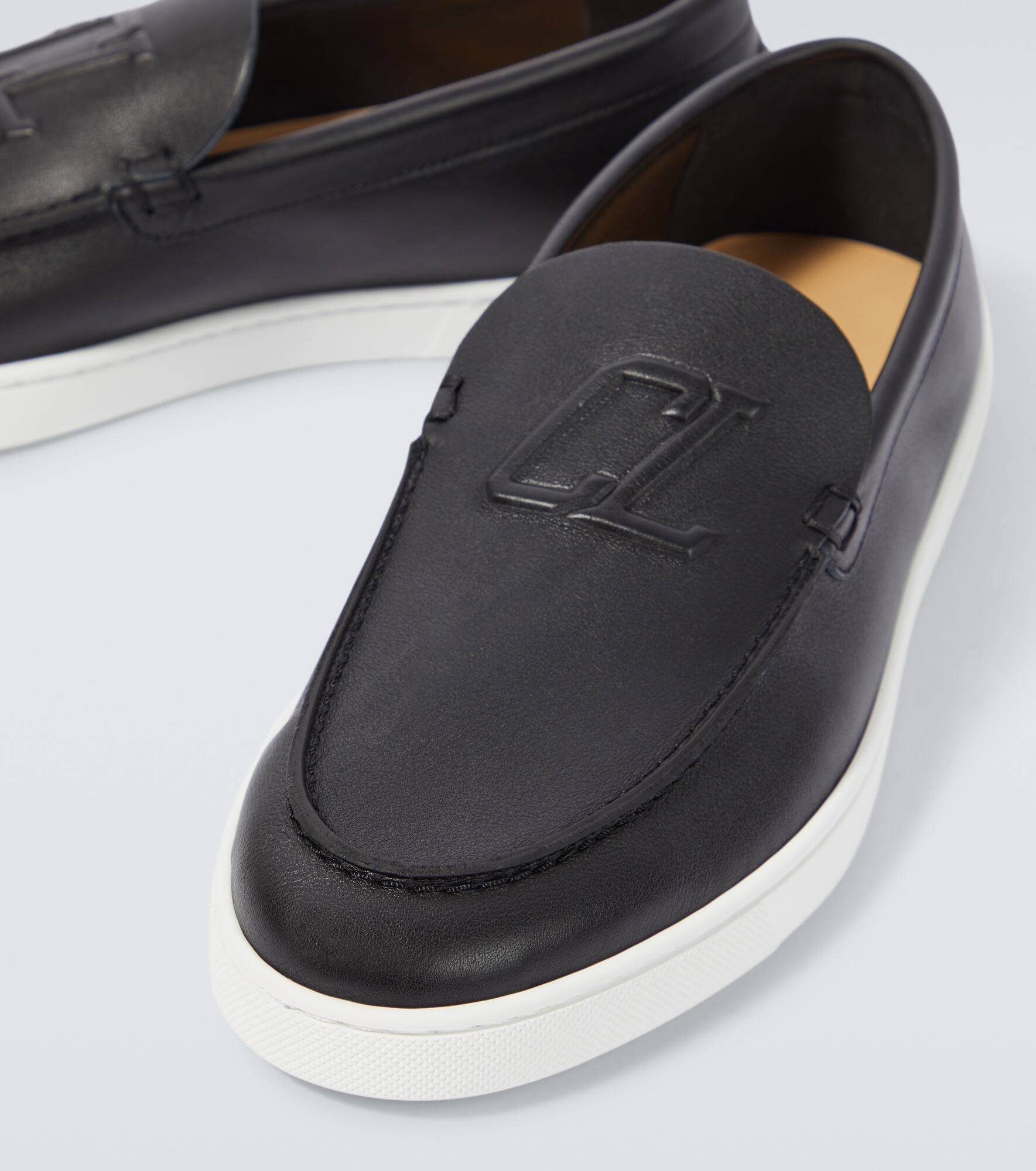 Varsiboat leather loafers - 3