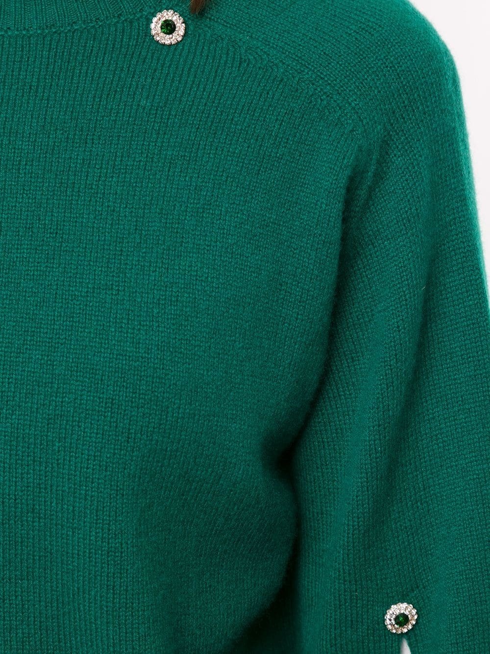 slash sleeve cashmere jumper - 5