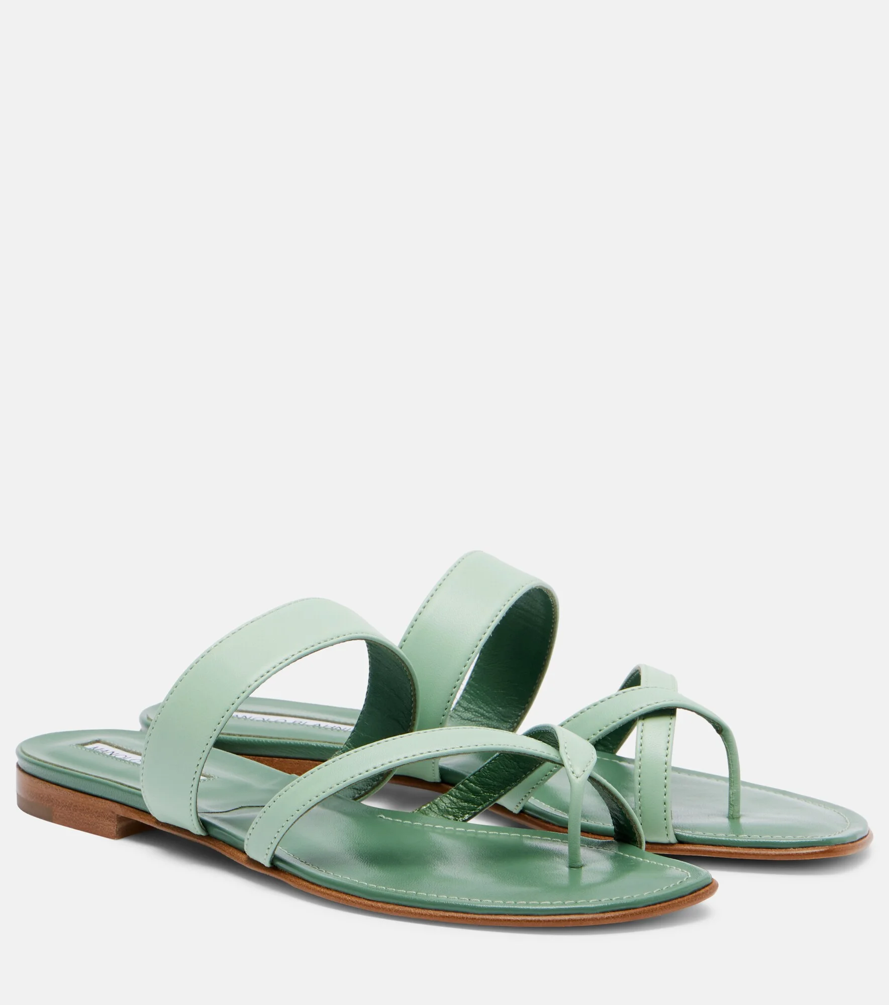 Susaflat leather thong sandals - 1