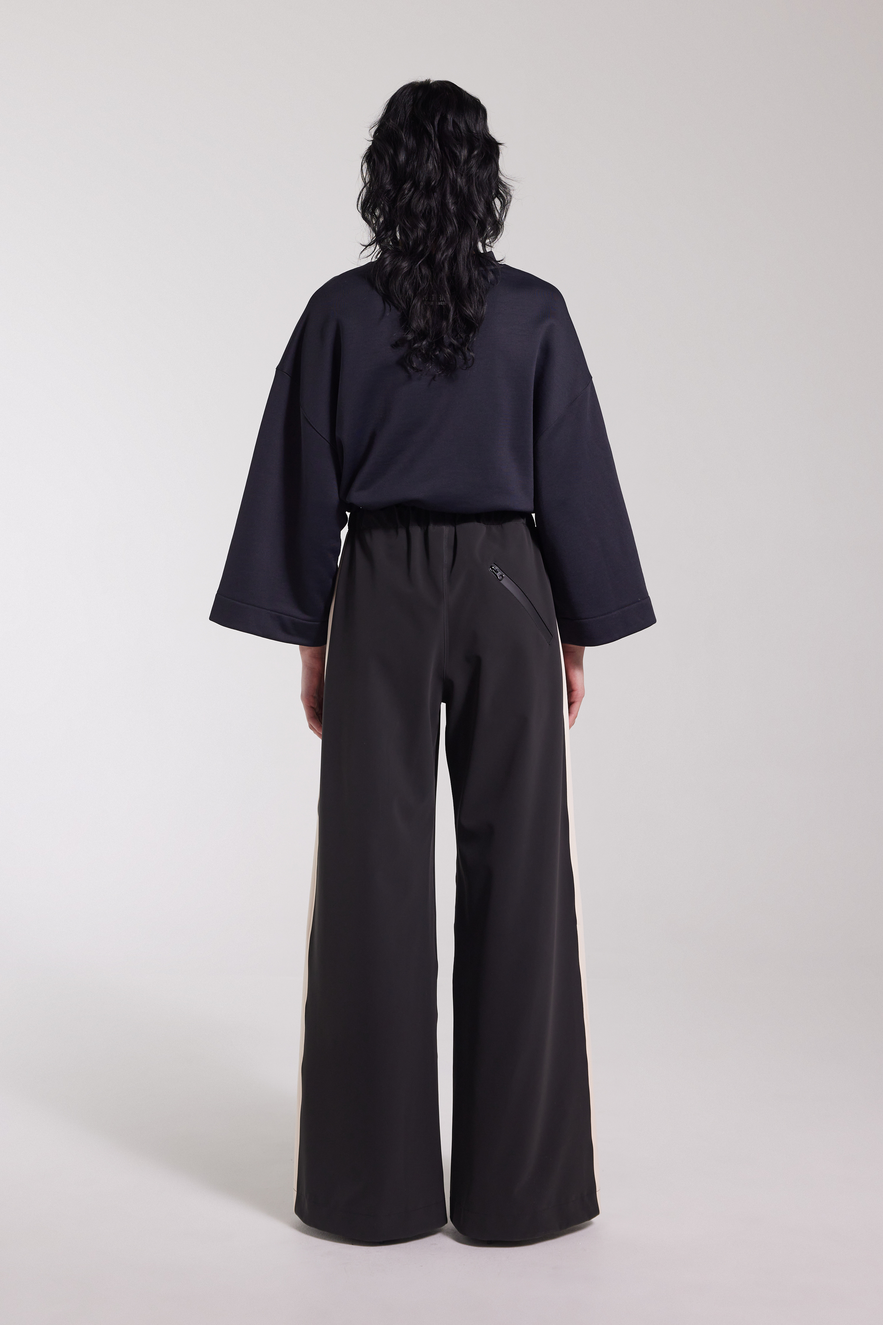 Jarla Stripe Trousers Black - 6