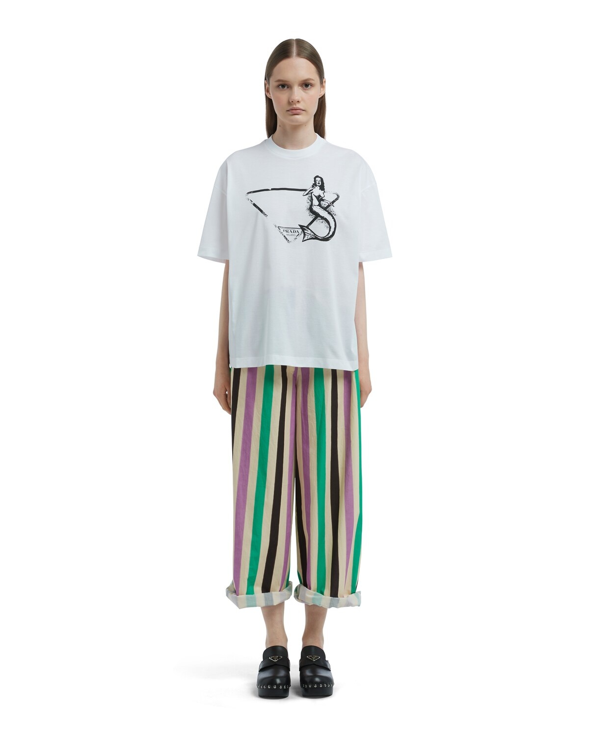 Oversized printed jersey T-shirt - 2