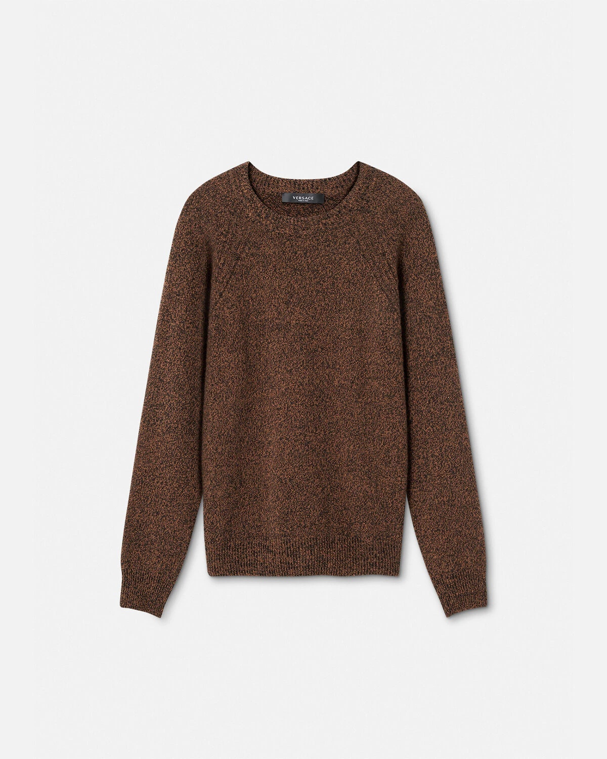 Greca Melangé Cashmere Sweater - 1