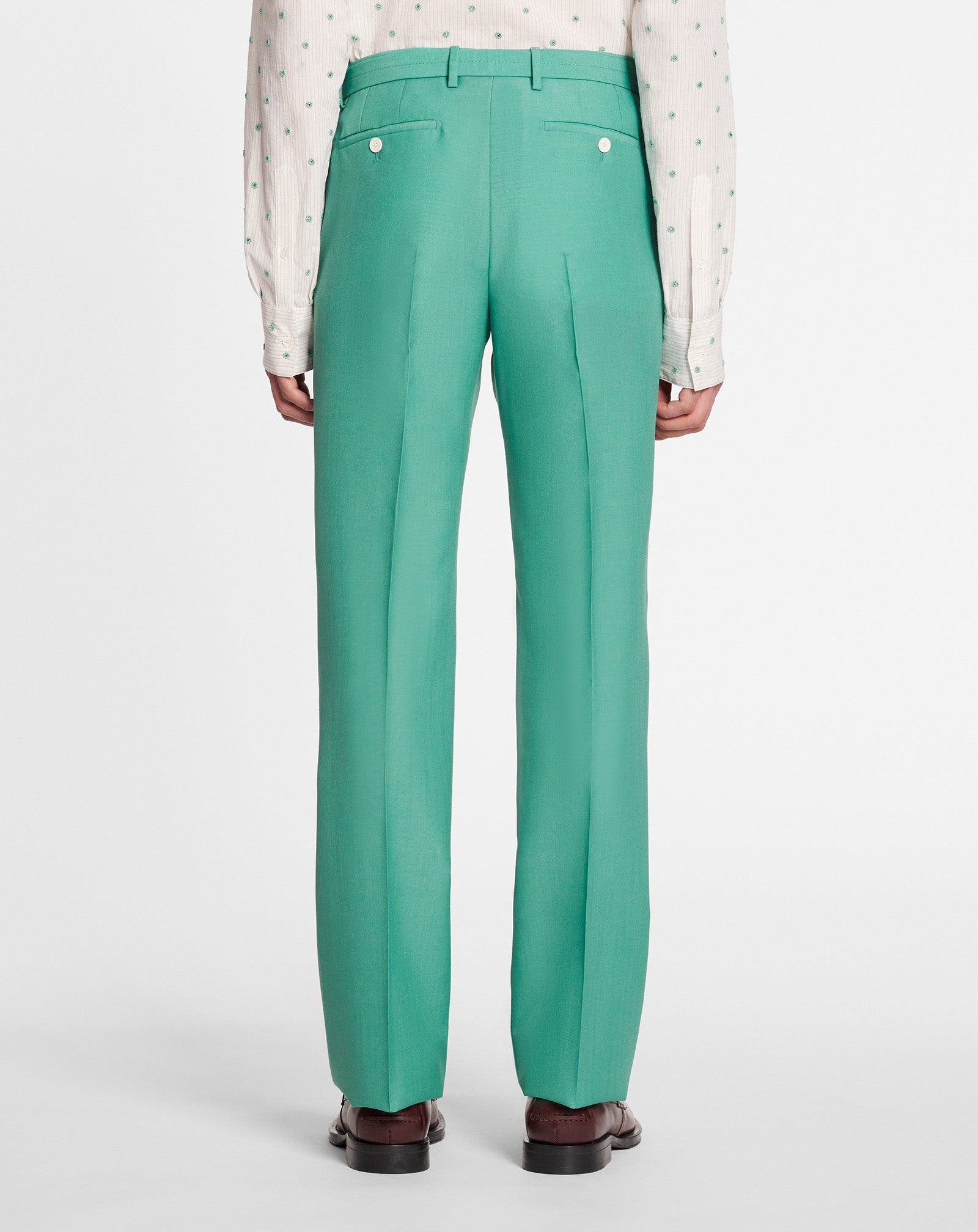 STRAIGHT-LEG PANTS WITH BELT - 4