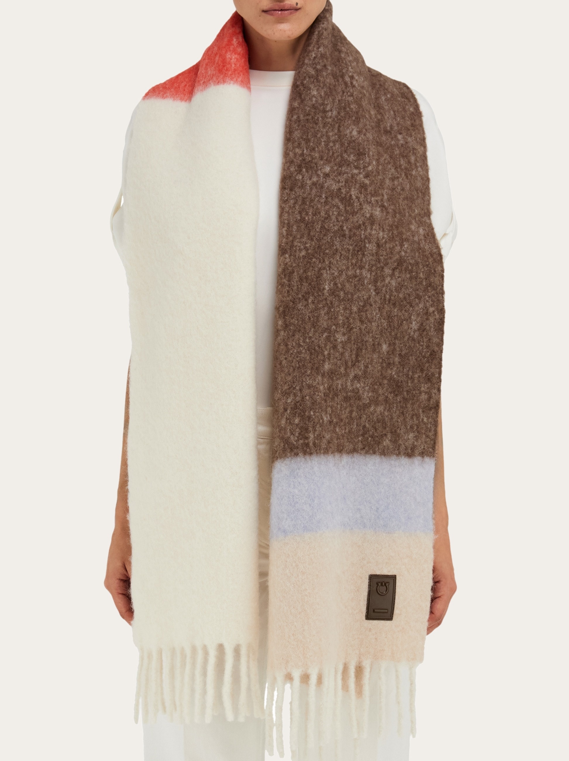 Alpaca-blend scarf - 3