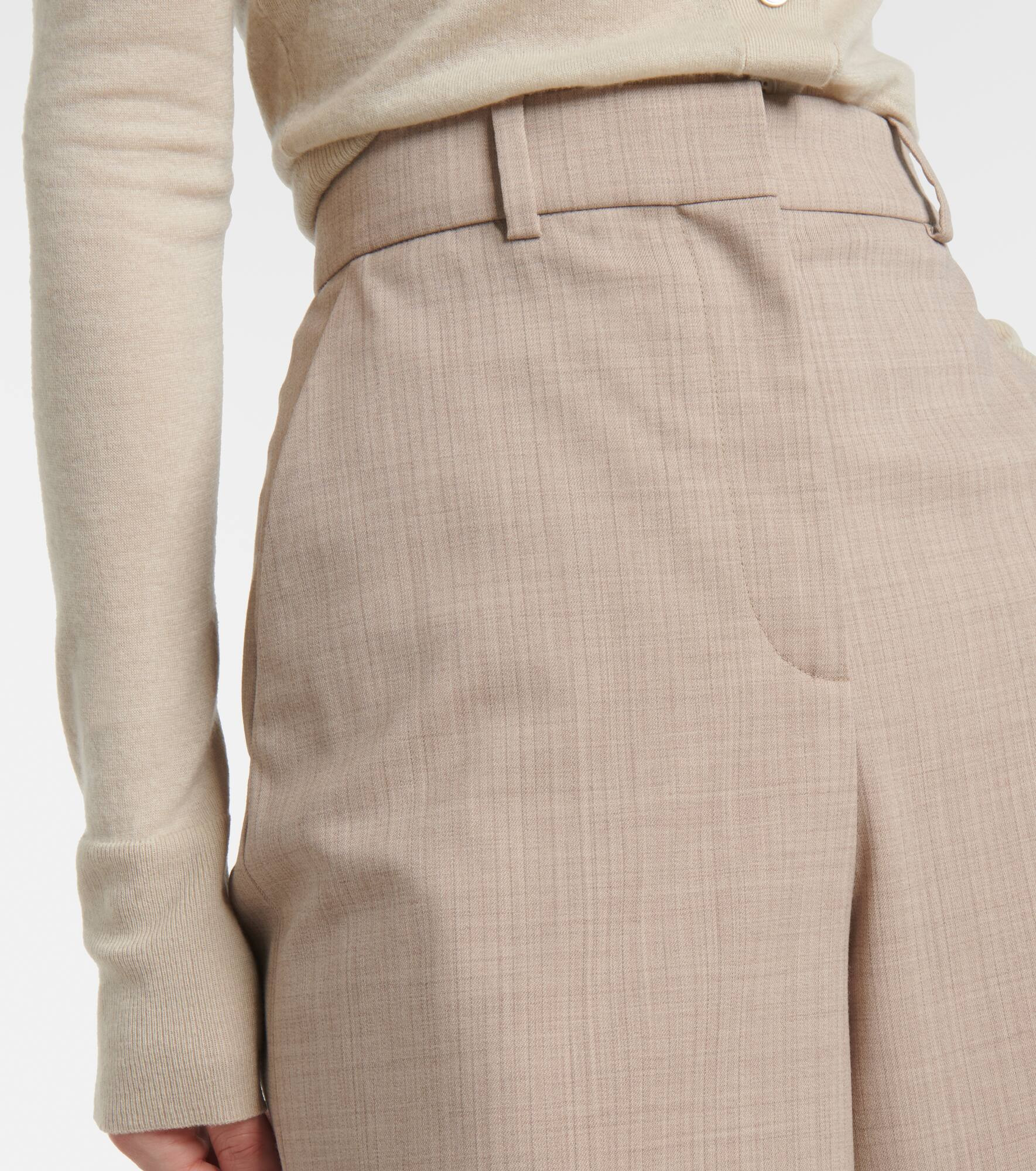 Alana wool wide-leg pants - 4