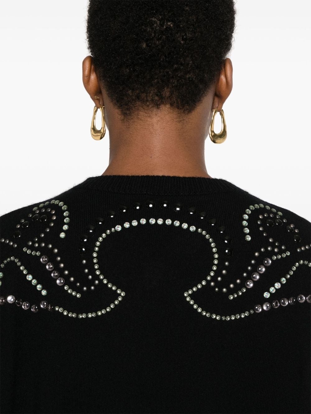 Embellished Statements sweater - 5