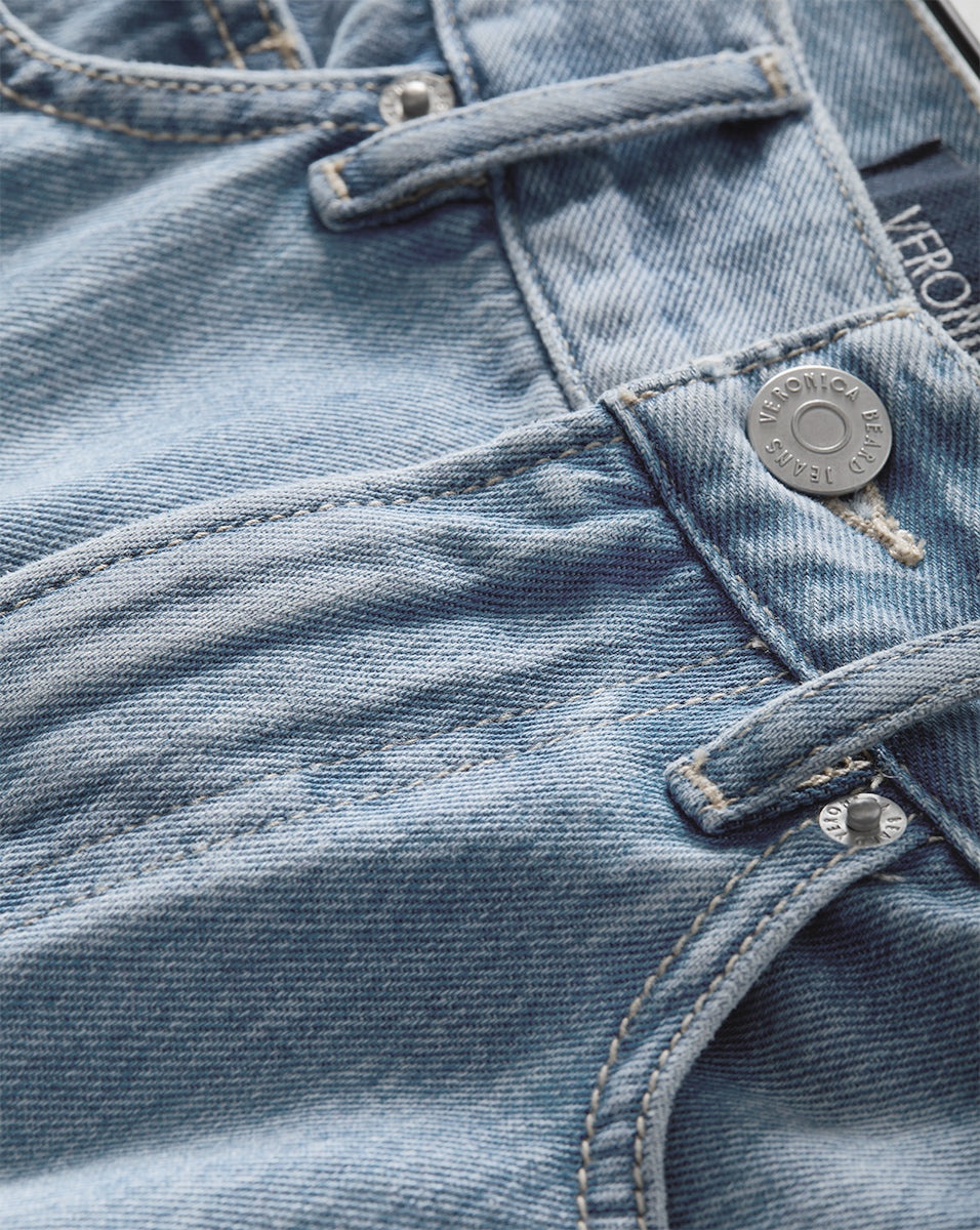 CHARLOTTE LONGLINE DENIM SHORT - 5