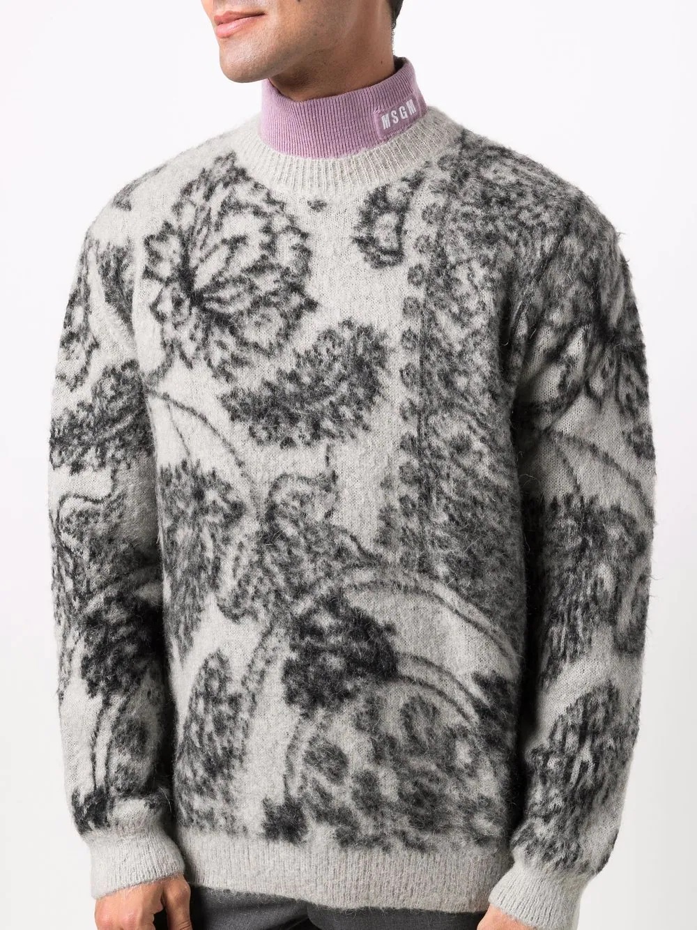 paisley print jumper - 5