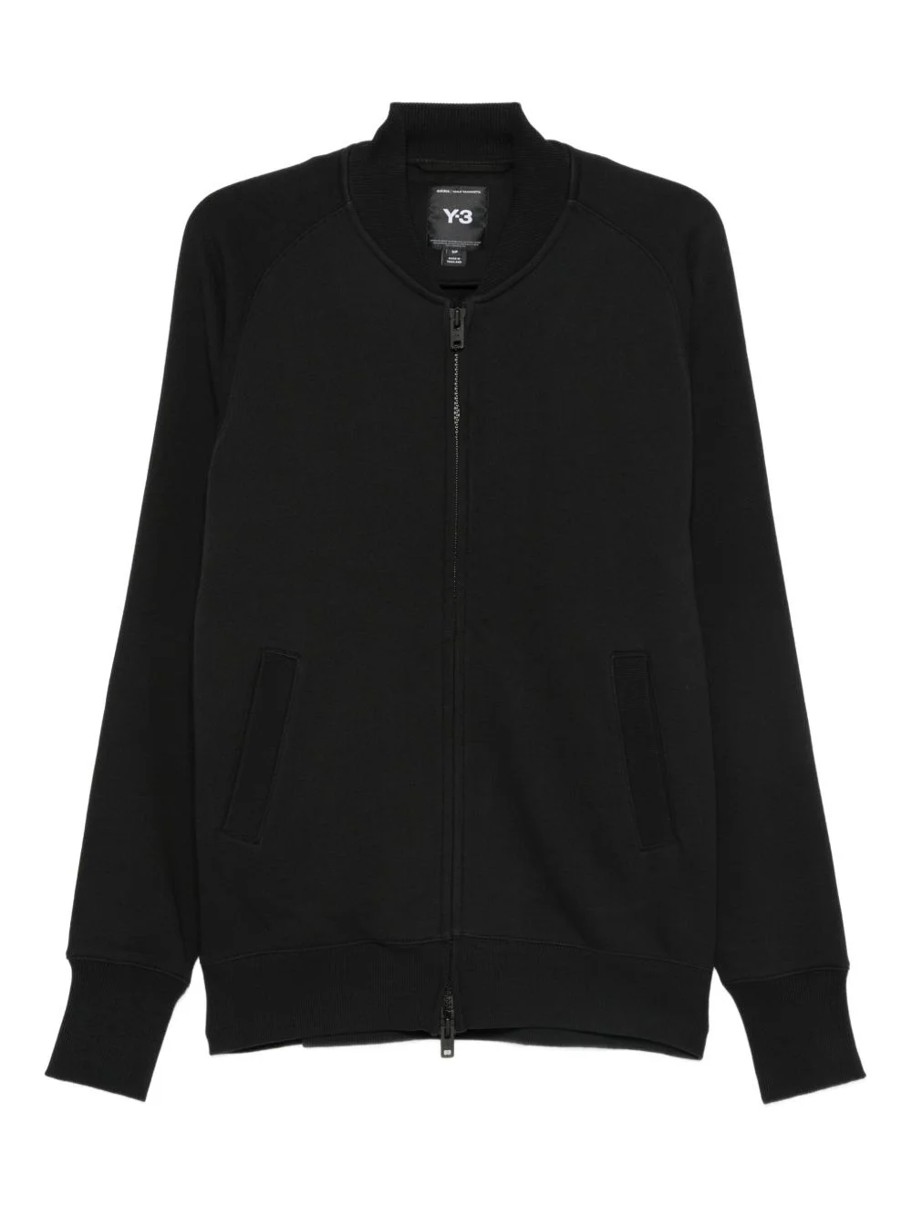 FT Track zip-front ribbed-cuff sweatshirt - 1