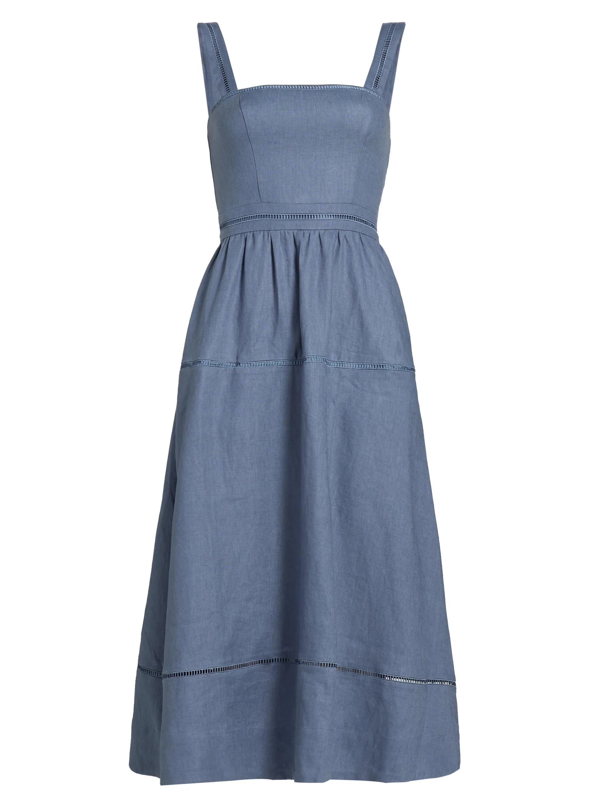 Women's Everett Linen Midi-Dress - Cornflower - 1