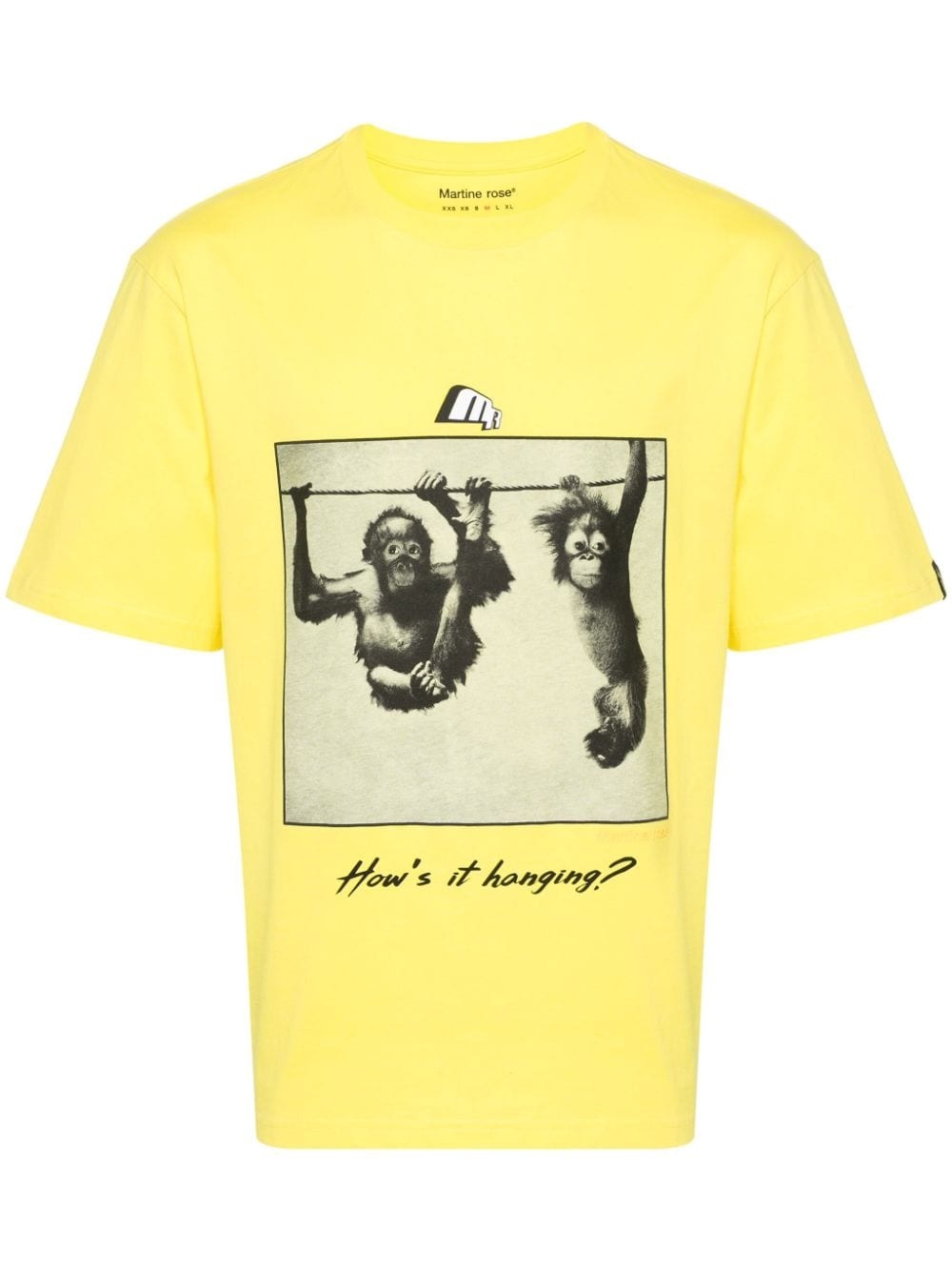Martine Rose Yellow Printed Tee即日発送可 Martine Rose Yellow Printed Tee即日発送可