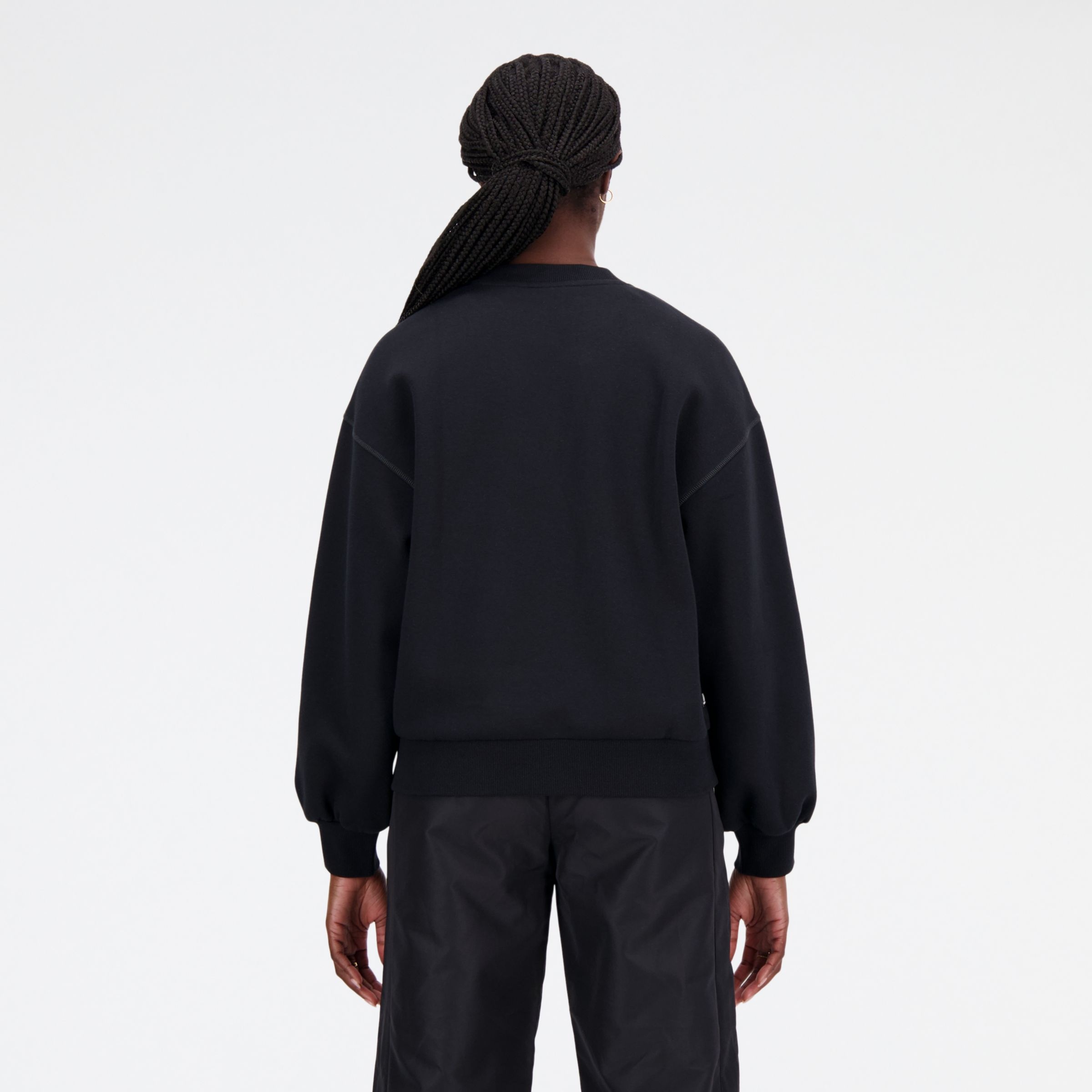 NYC Marathon Essentials Americana Brushed Back Fleece Crew - 3