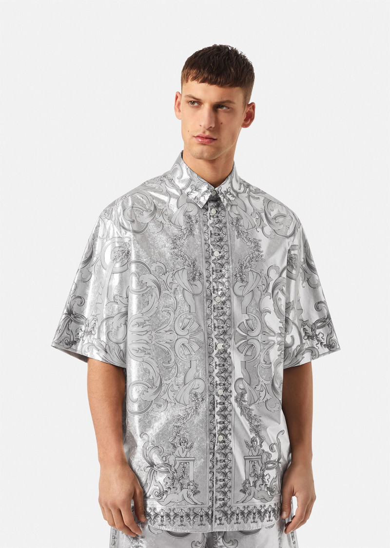 Silver Baroque Silk Shirt 3