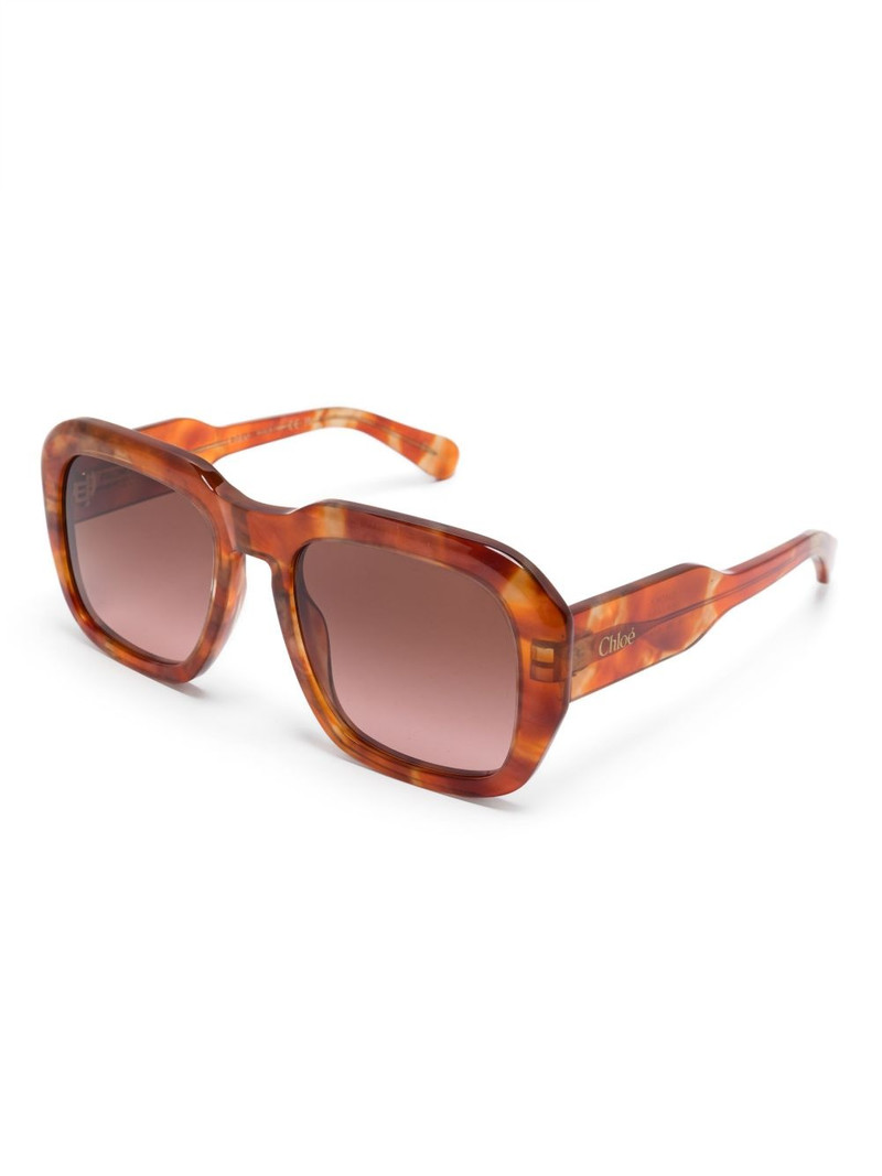 Chloé oversize-frame sunglasses outlook