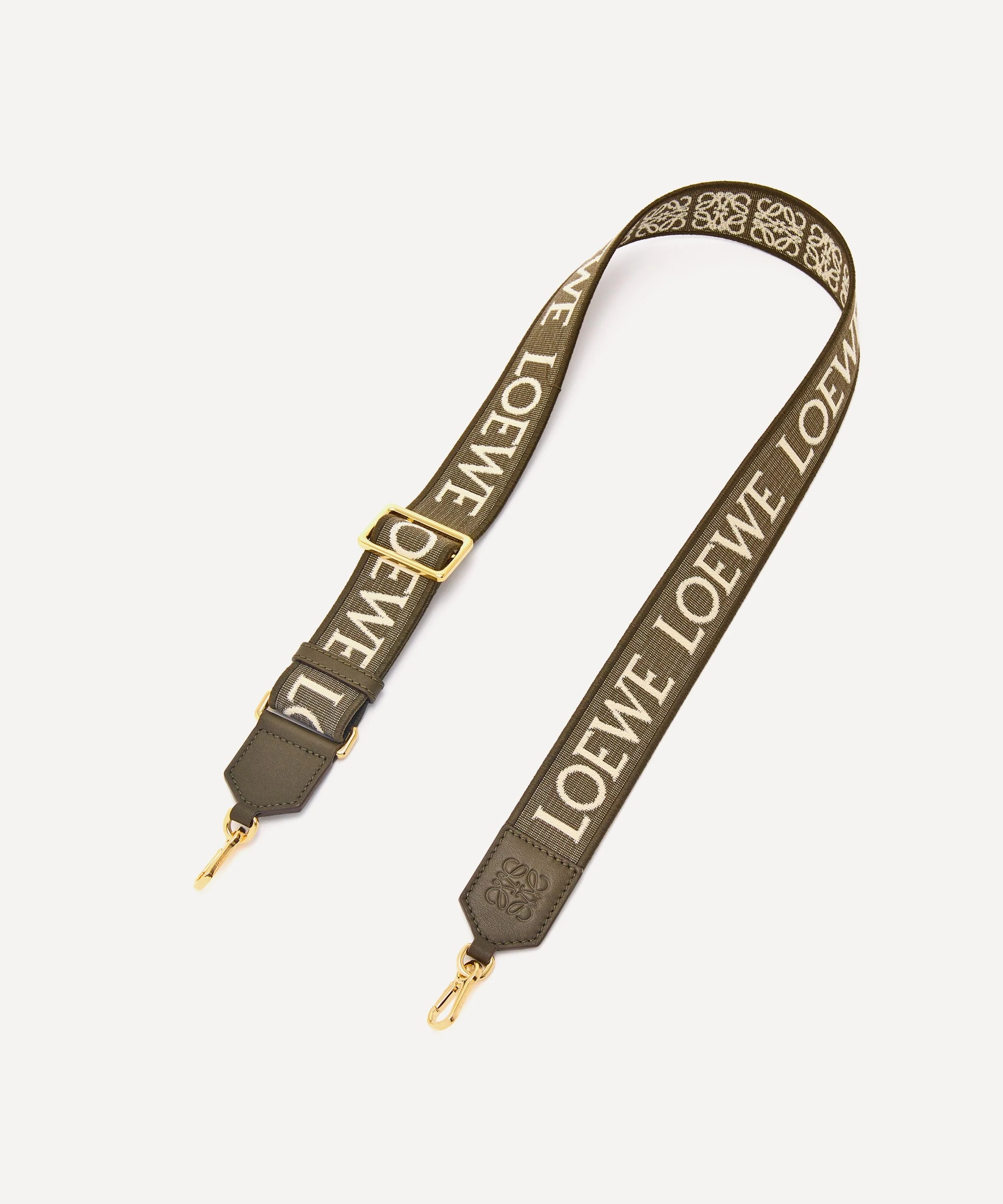 Anagram Jacquard and Calfskin Strap - 1