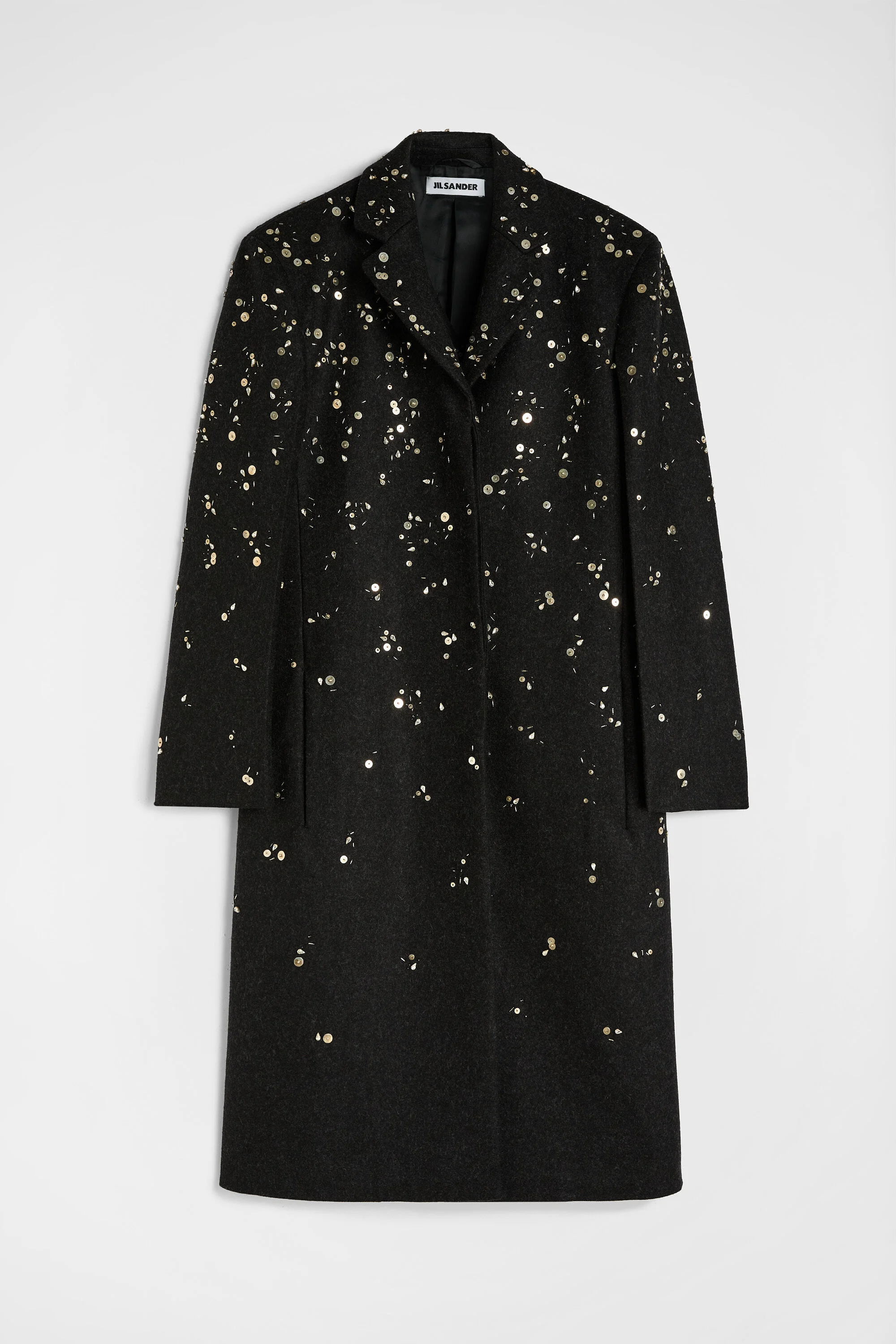 Loden Wool Embroidered Coat - 1
