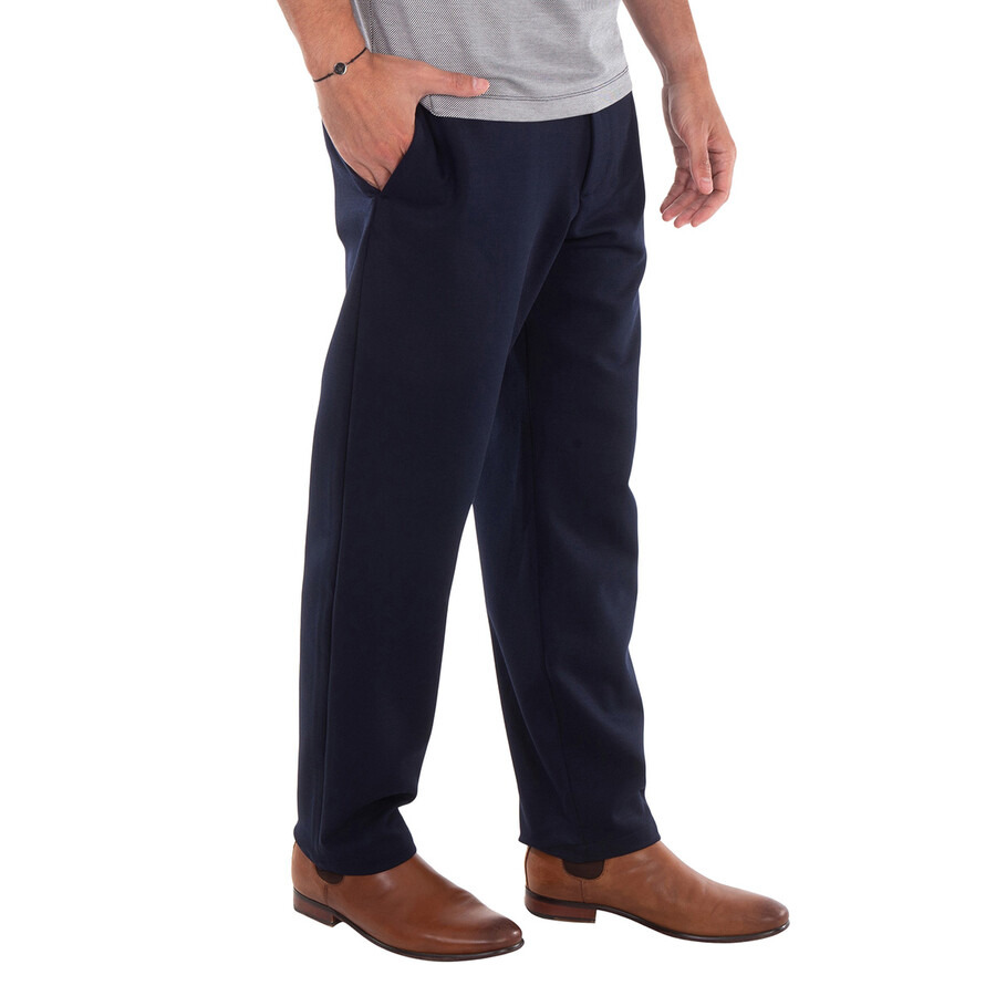 Emporio Armani Straight-Leg Tailored-Cut Trousers - 3