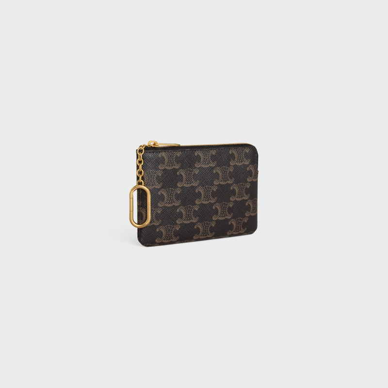 CELINE COIN PURSE IN Triomphe Canvas outlook
