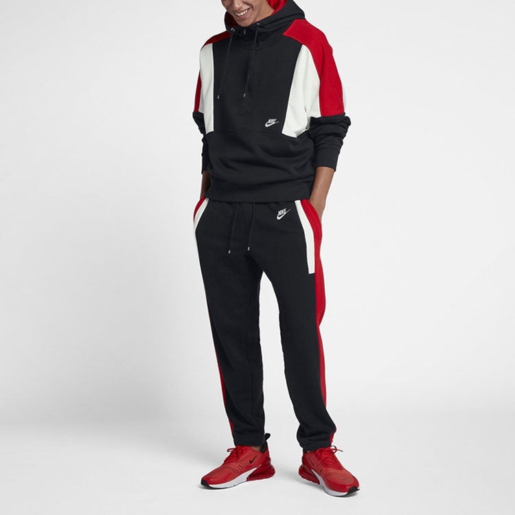 Nike Casual Sports Splicing Contrasting Colors Jacket Black AQ2066-010 - 6