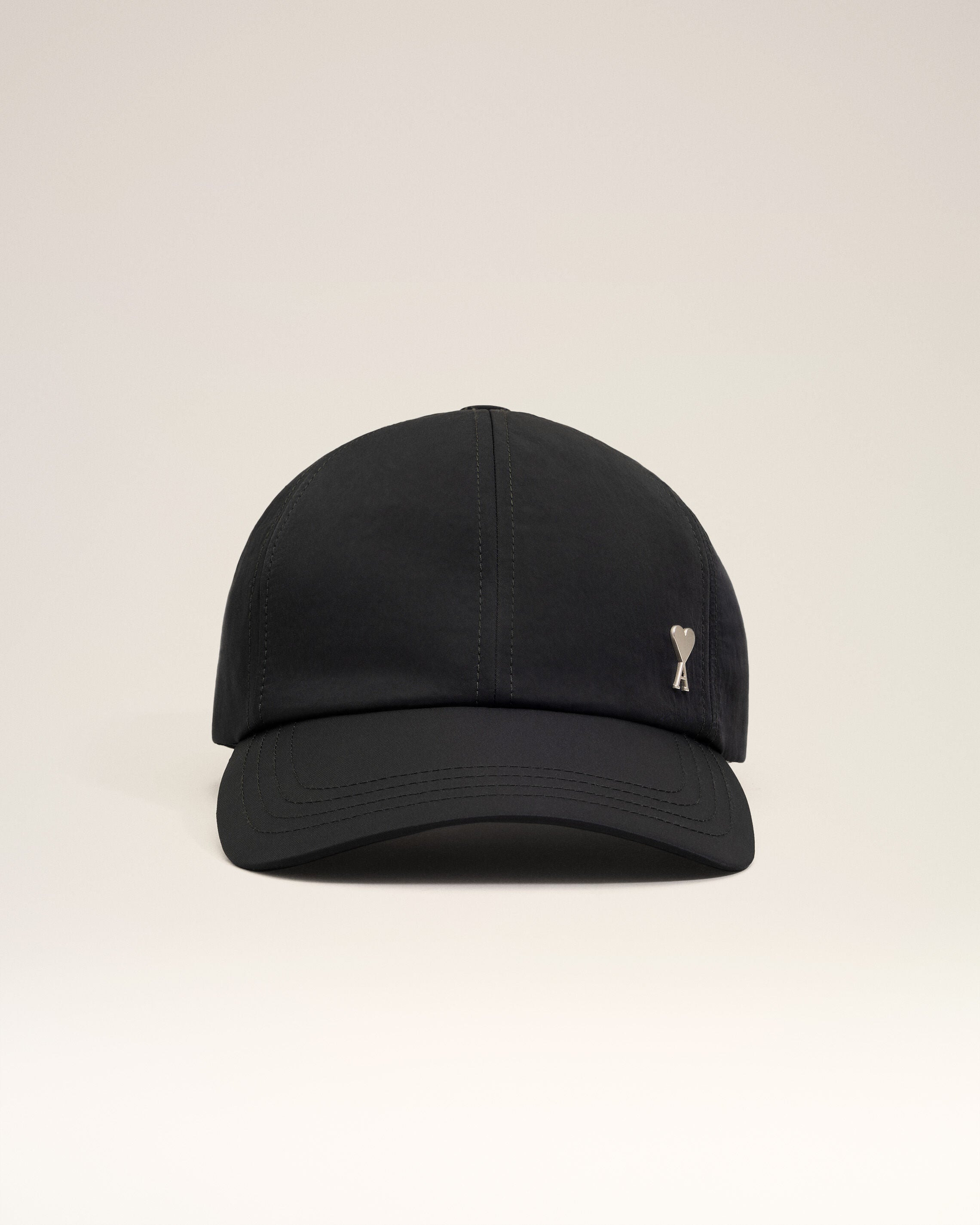 BLACK NYLON AMI DE COEUR STUD CAP - 4