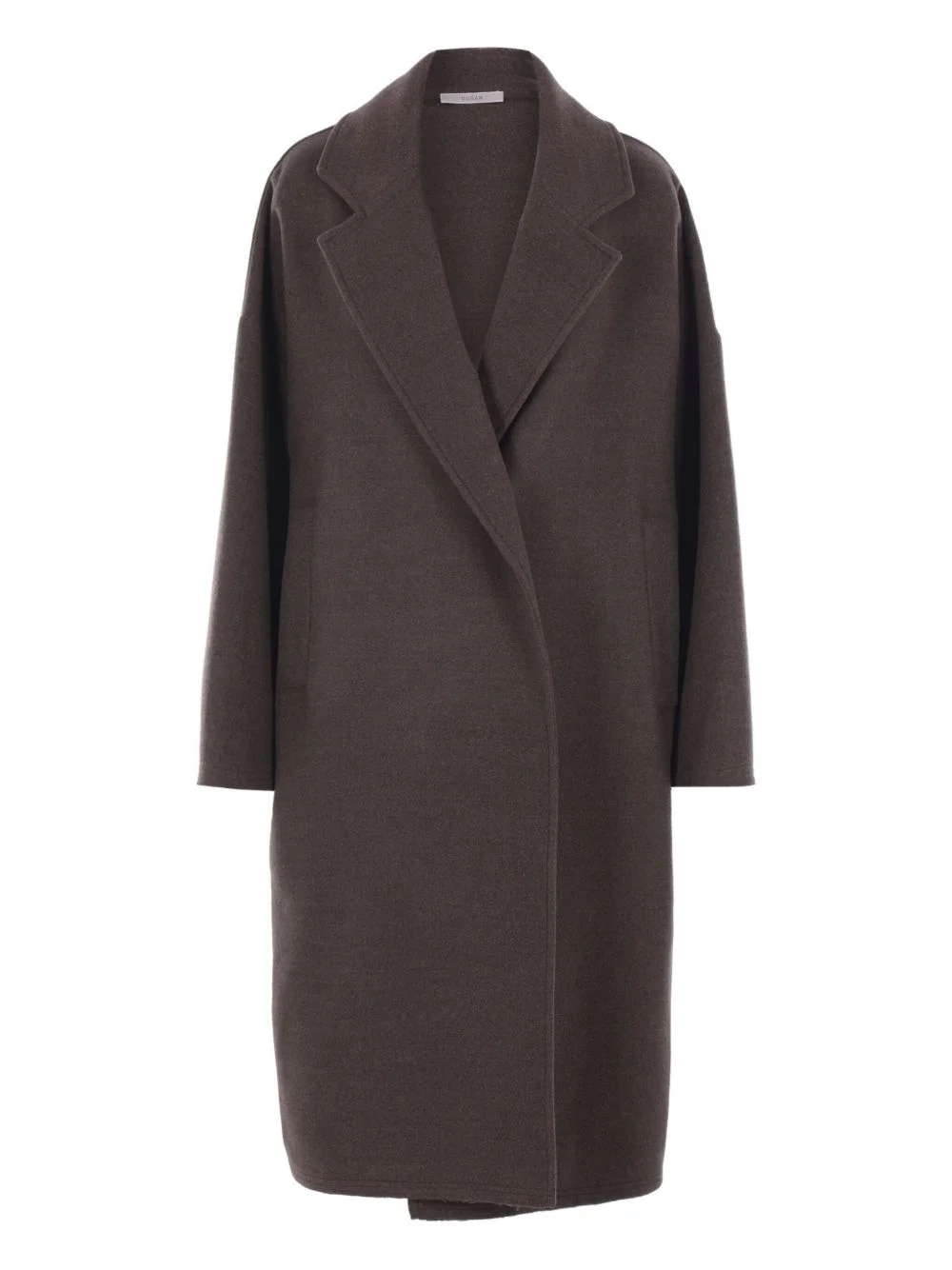 wide-lapel wool coat - 1