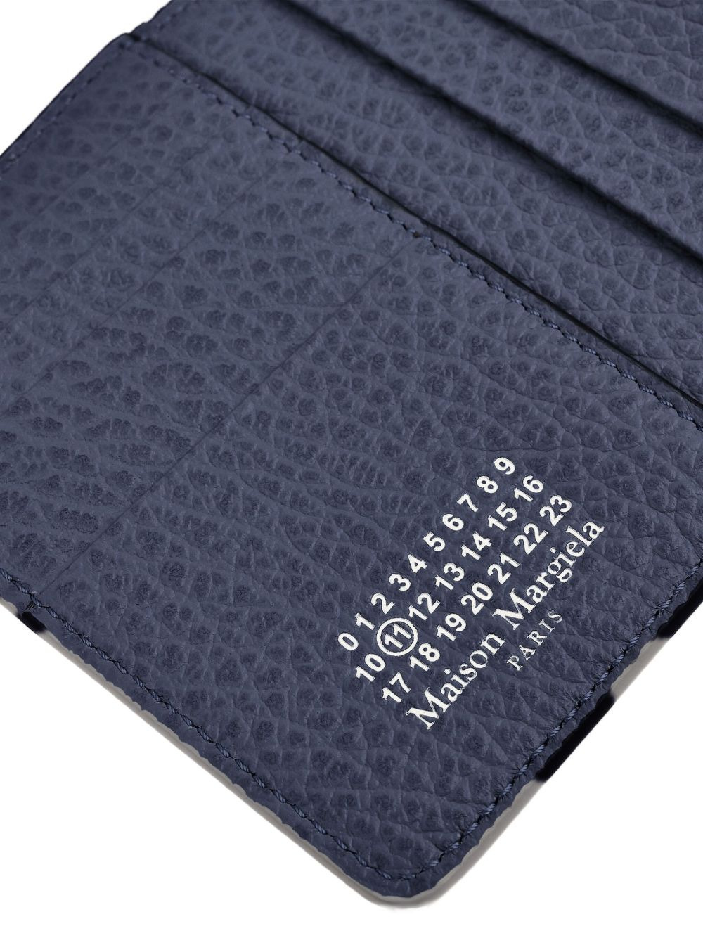 embossed leather cardholder - 3