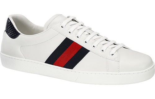 (WMNS) Gucci Ace 'White Blue Red' 387993-A38D0-9072 - 2