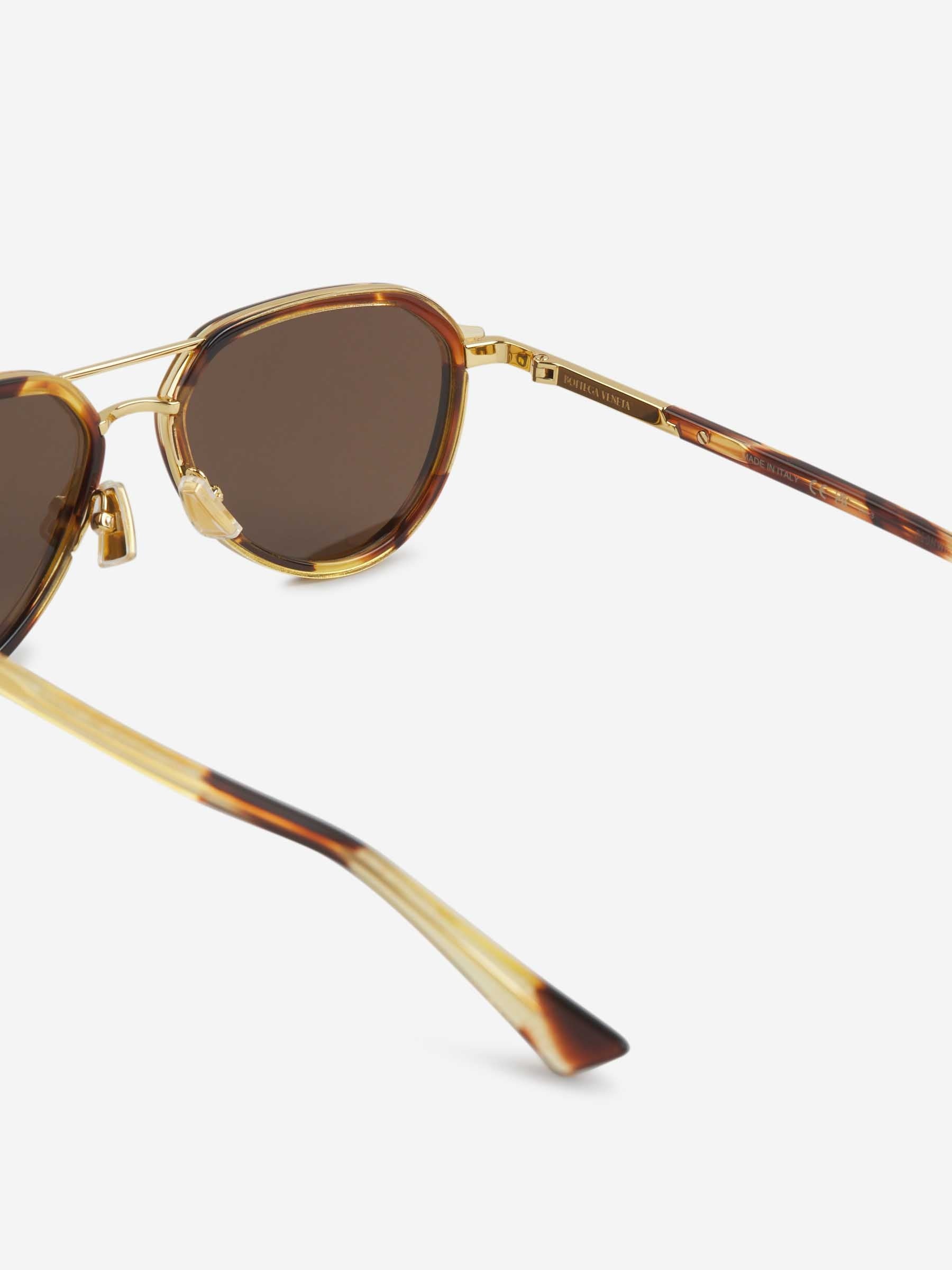 Bottega Veneta FORTE AVIATOR SUNGLASSES | santaeulalia