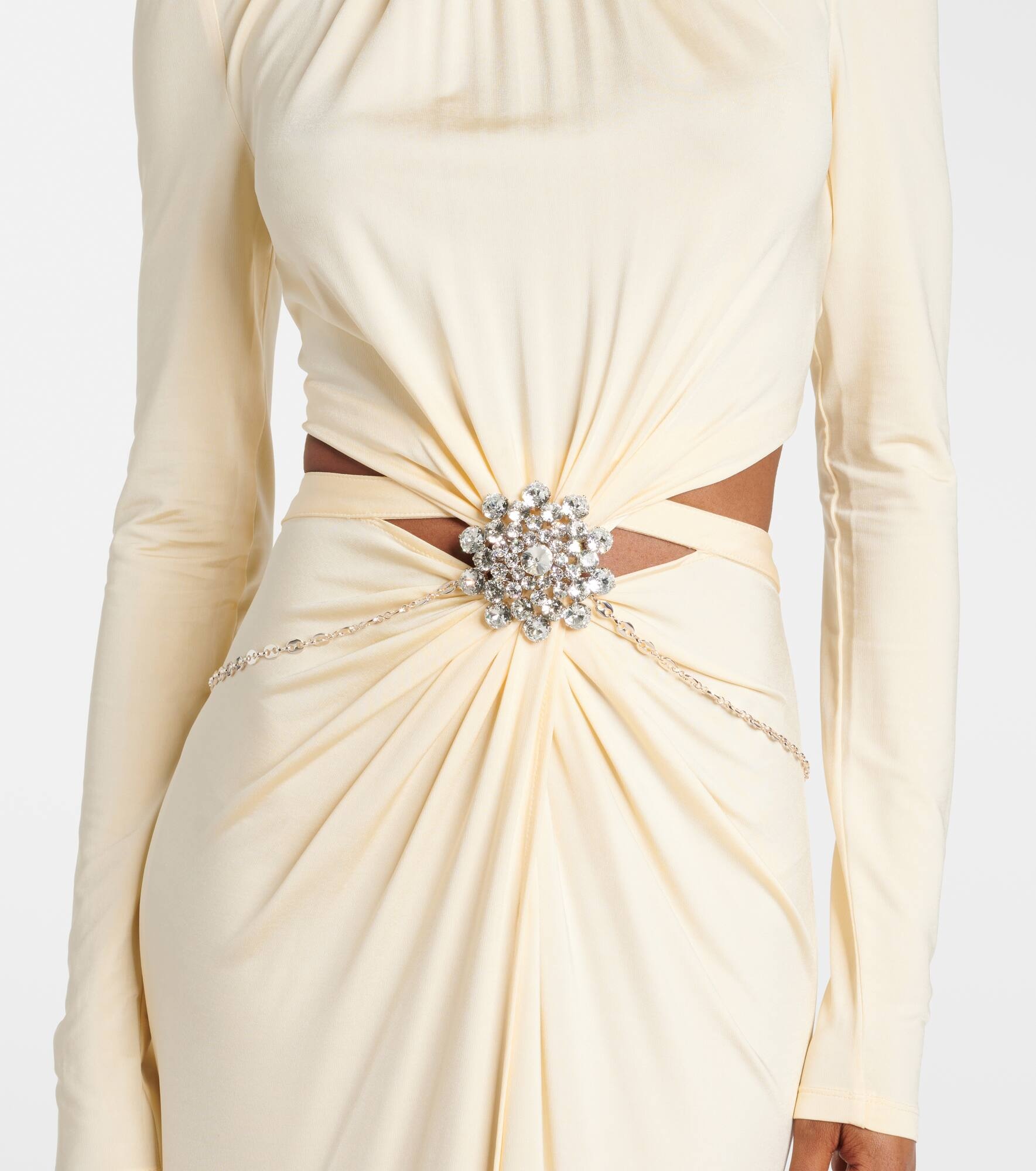 Embellished gathered gown - 5
