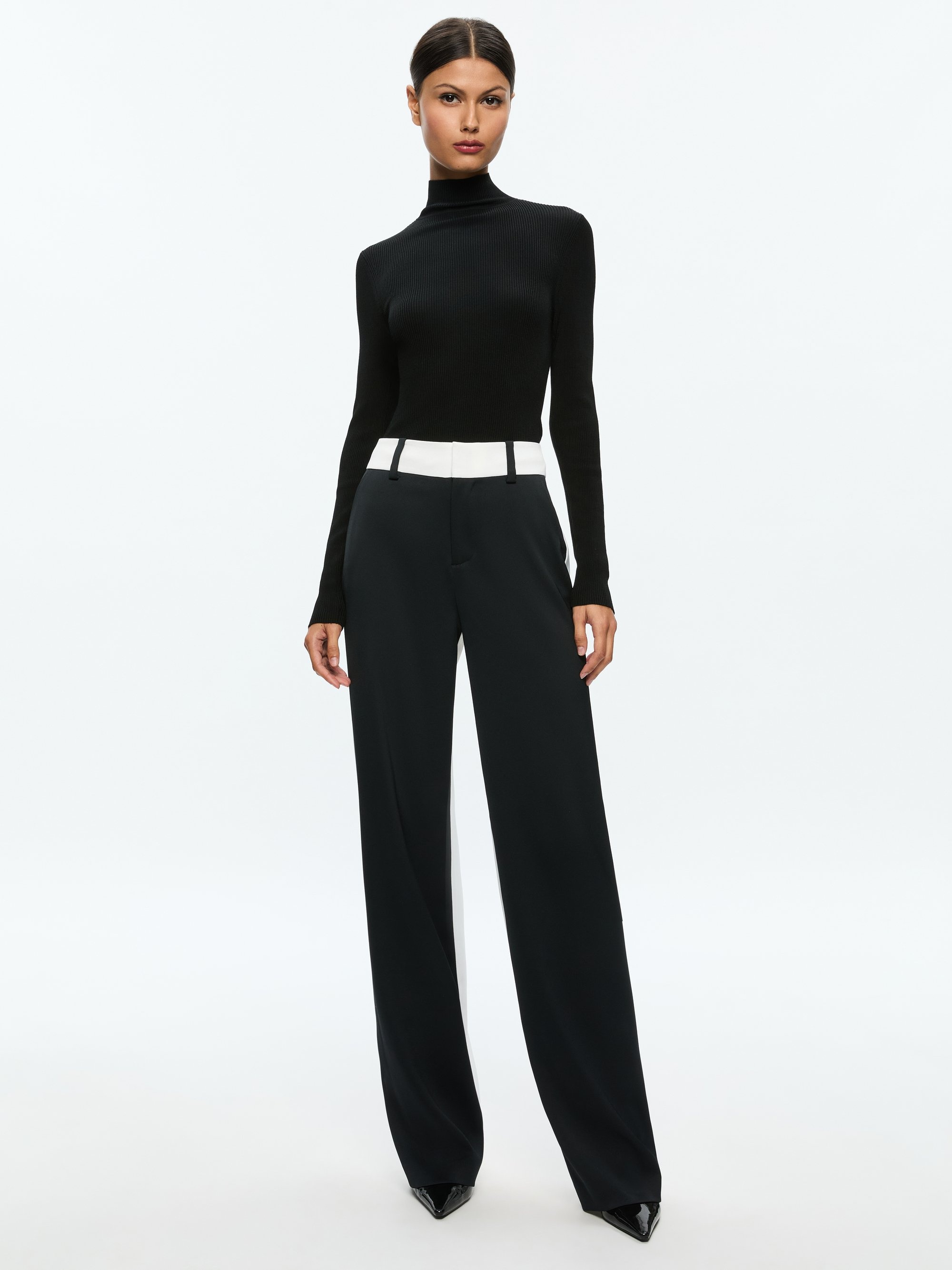 ROBERTA LONG SLEEVE RIBBED TURTLENECK - 3