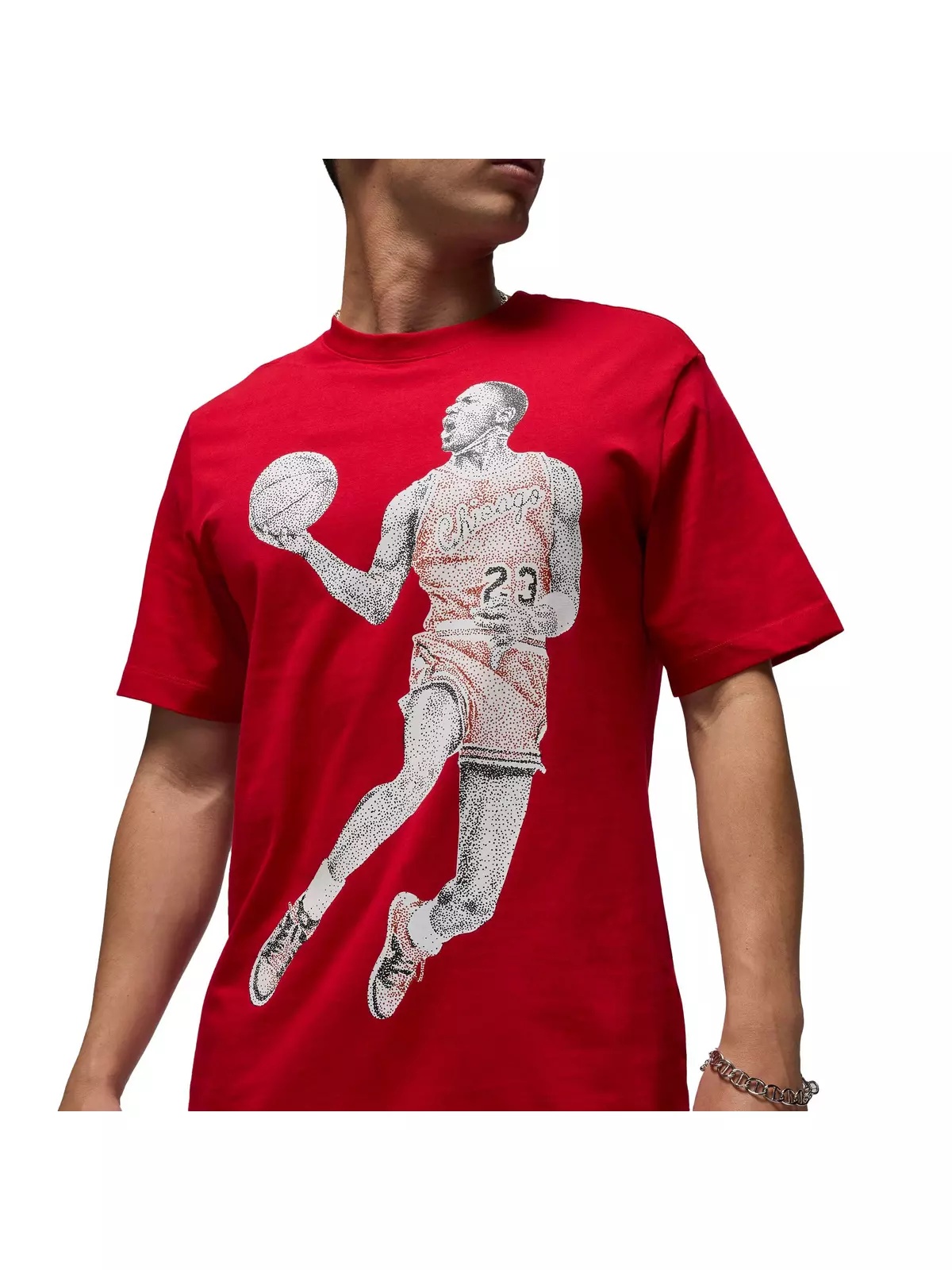 Men's Brand Tee-Red - 4