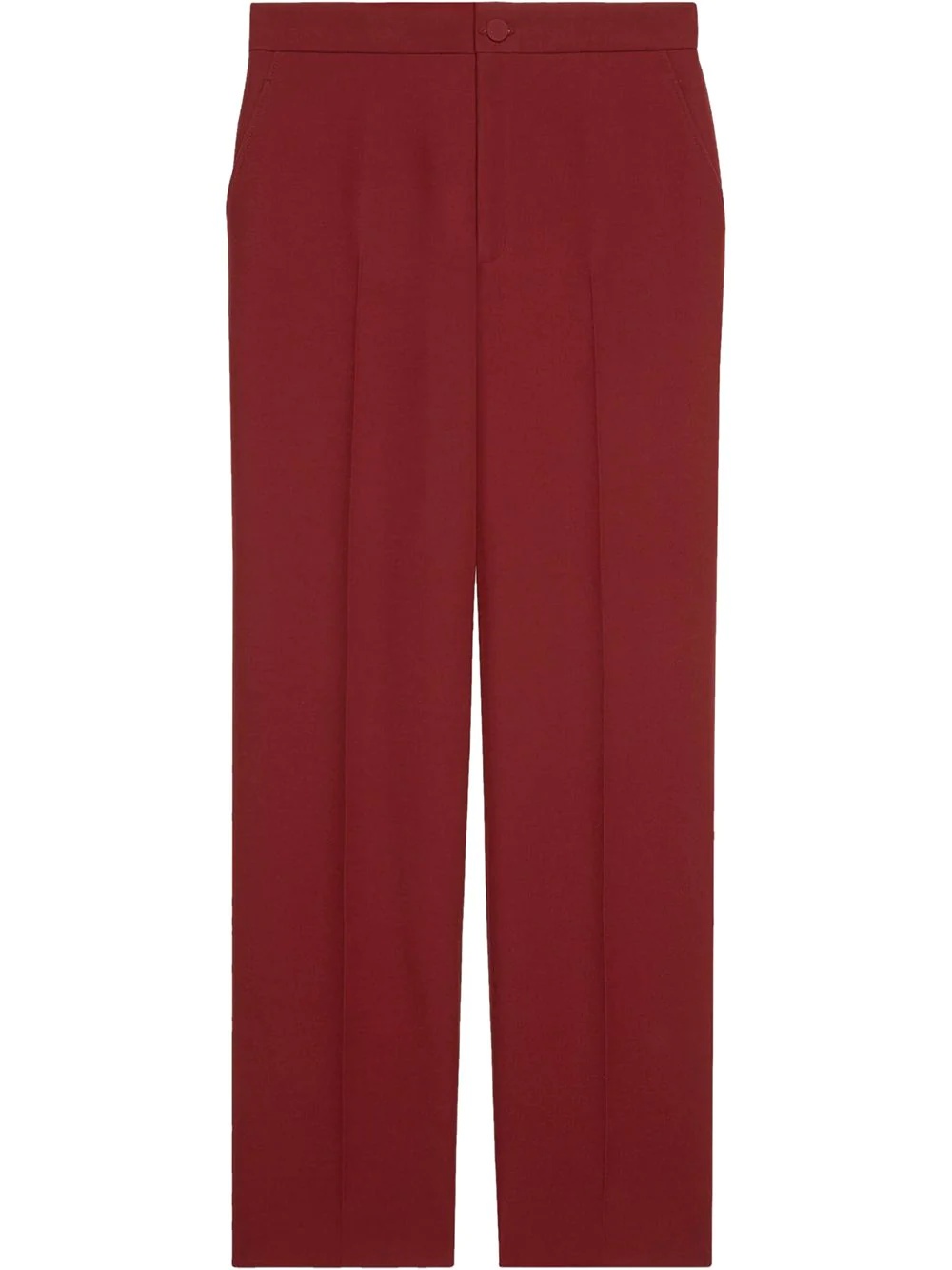 straight-leg tailored trousers - 1