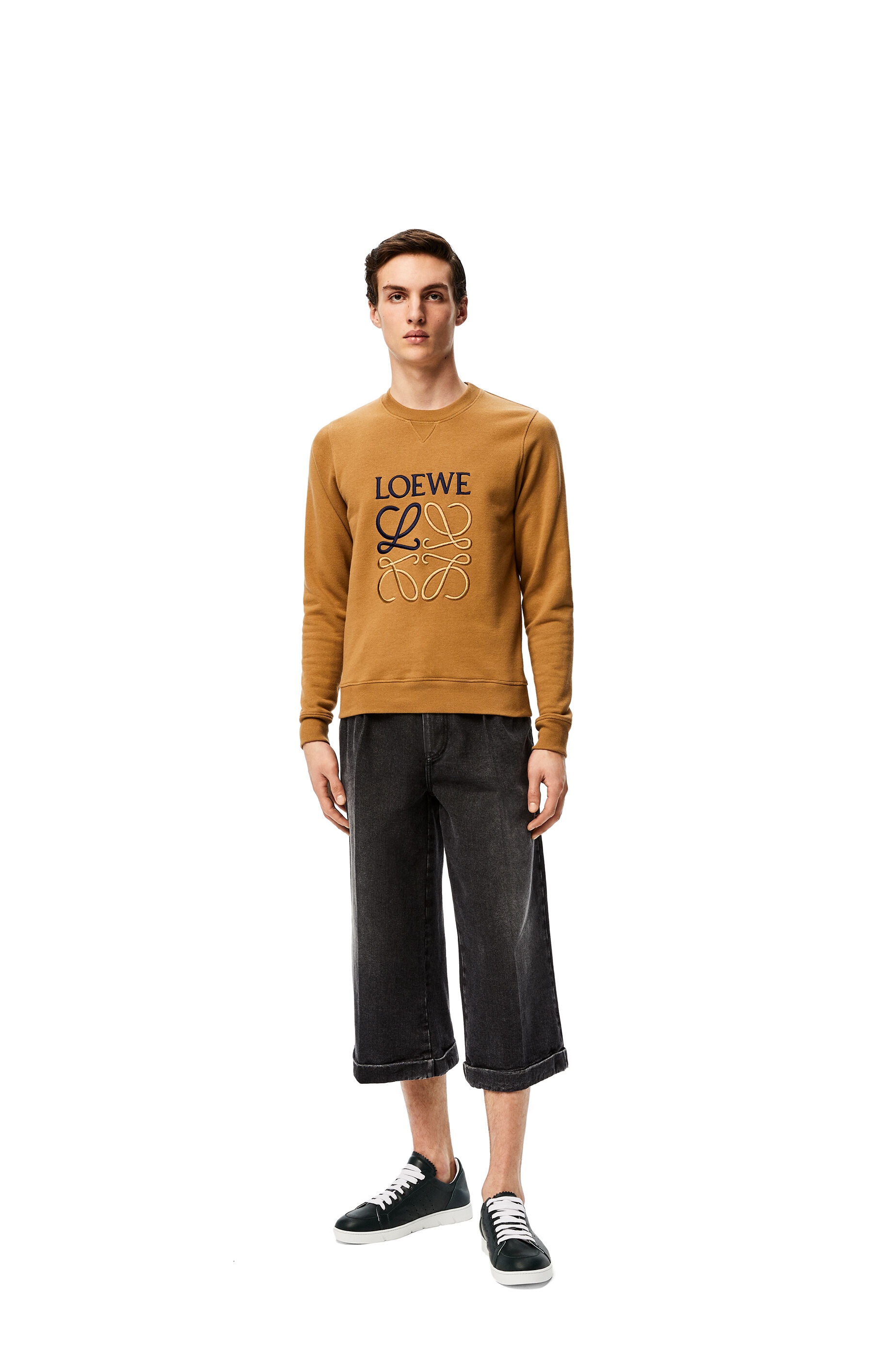 LOEWE Anagram embroidered sweatshirt in cotton - 2