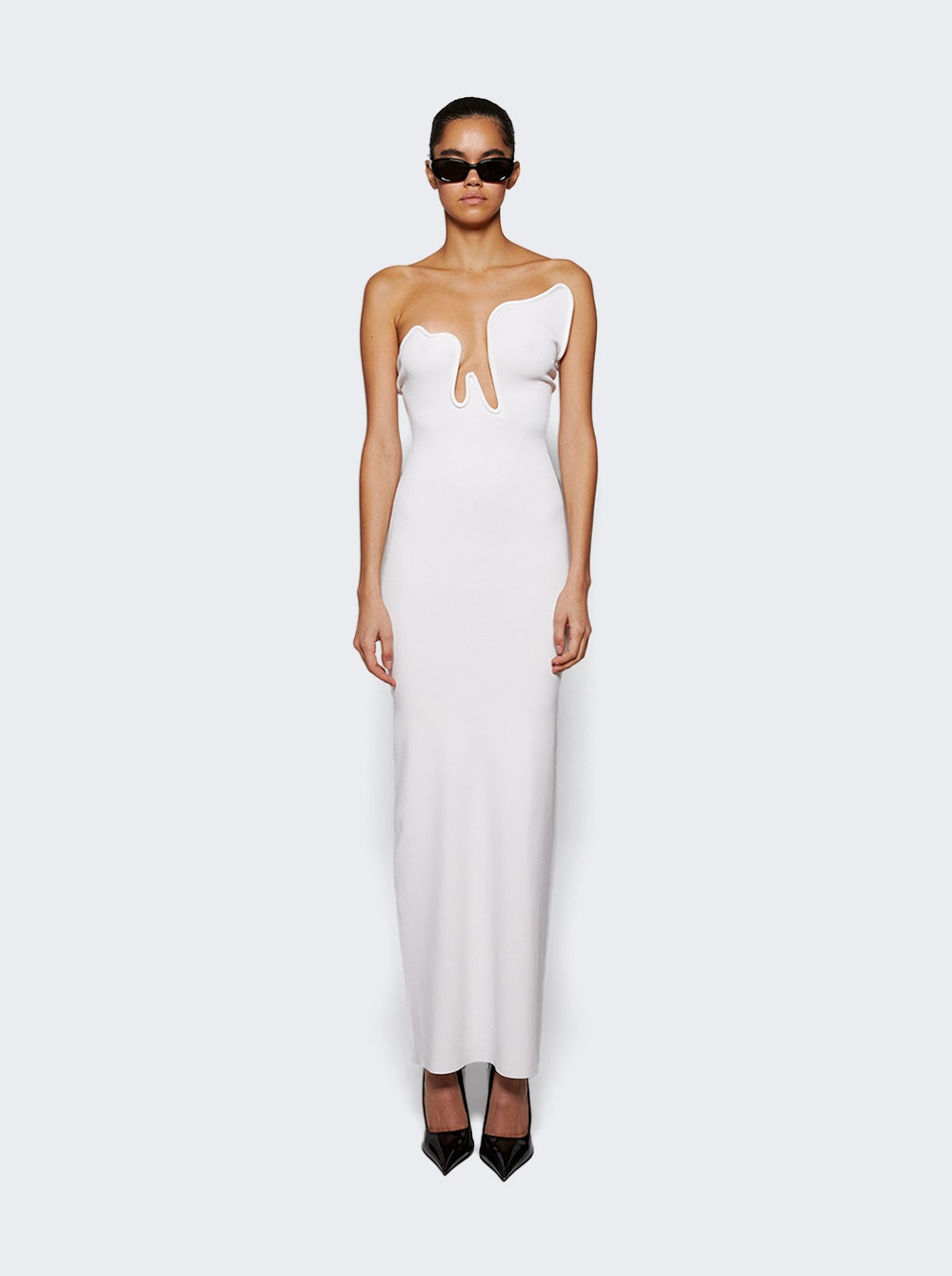 Salacia Wire Strapless Dress White - 2