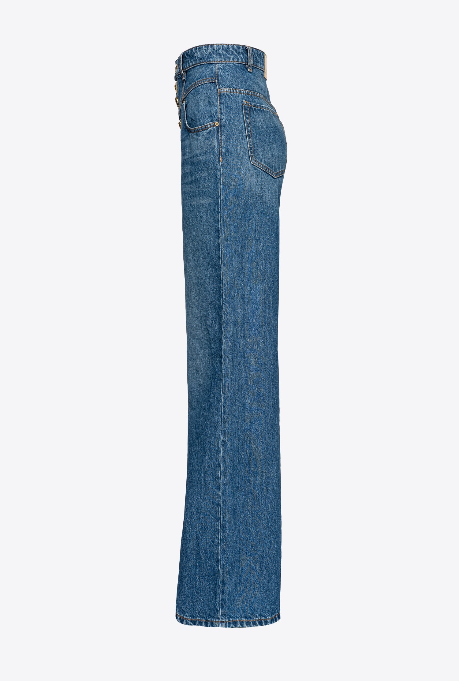 WIDE-LEG JEANS WITH JEWEL BUTTONS - 7