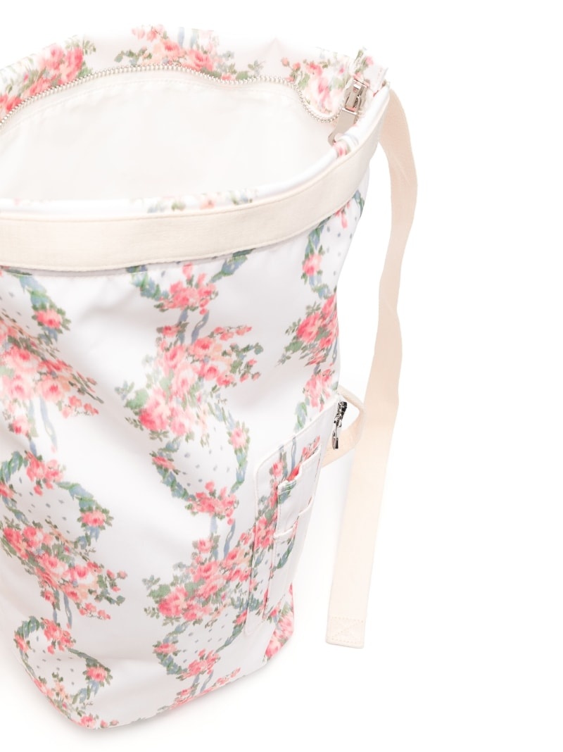floral-print backpack - 5
