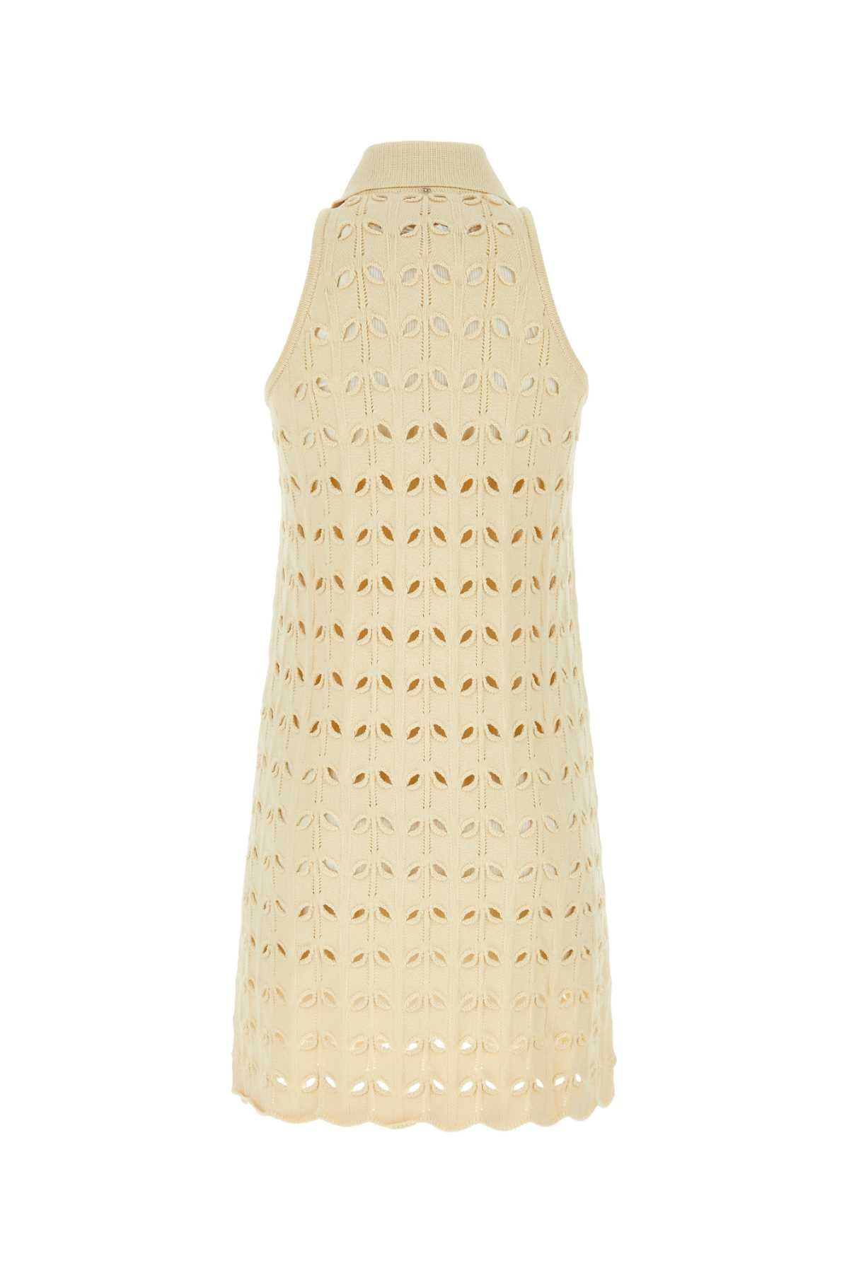 Sportmax Women Cream Viscose Blend Rivolo Dress - 2