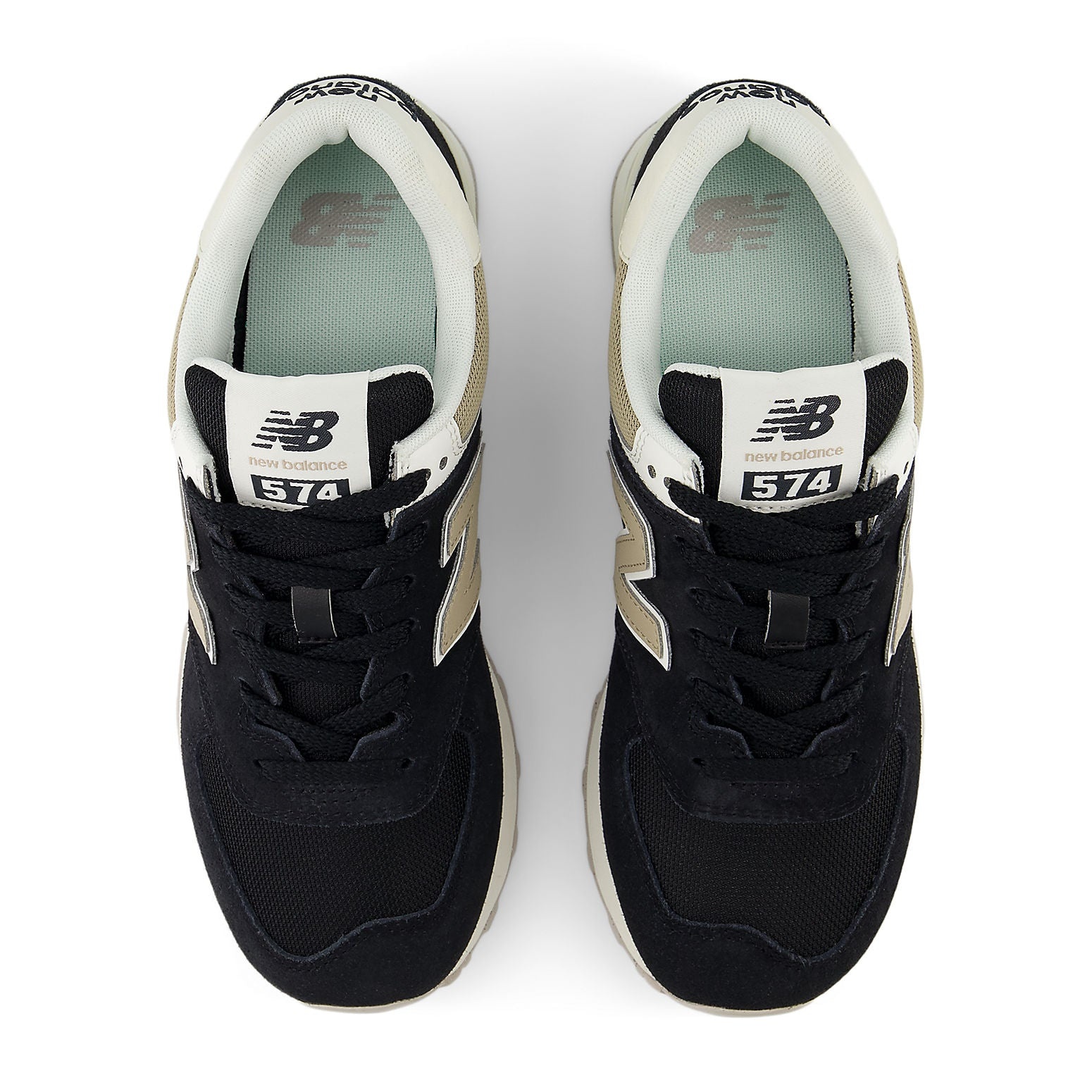 (WMNS) New Balance 574 'Black Elephant Bone' WL574DK2 - 3