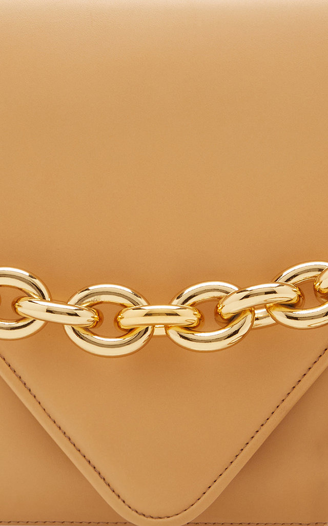The Mount Large Leather Shoulder Bag neutral - 9