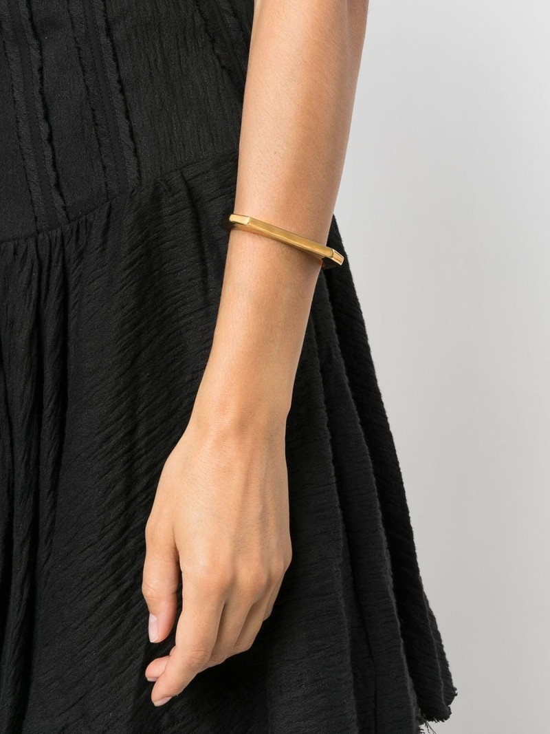 Zadig & Voltaire geometric-cut cuff bangle outlook